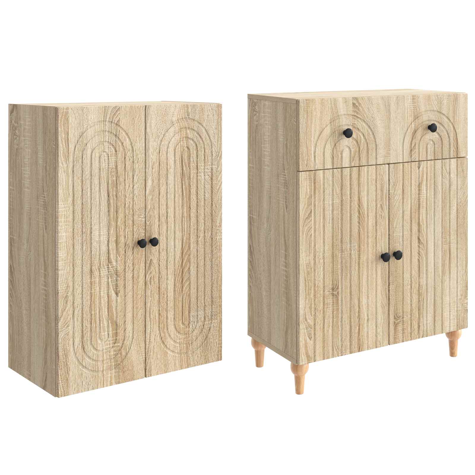 Σέτ Ντουλαπιών 2 pcs 66 x 34,5 x 90 εκ Επεξεργασμένο Ξύλο - Pakobazaar