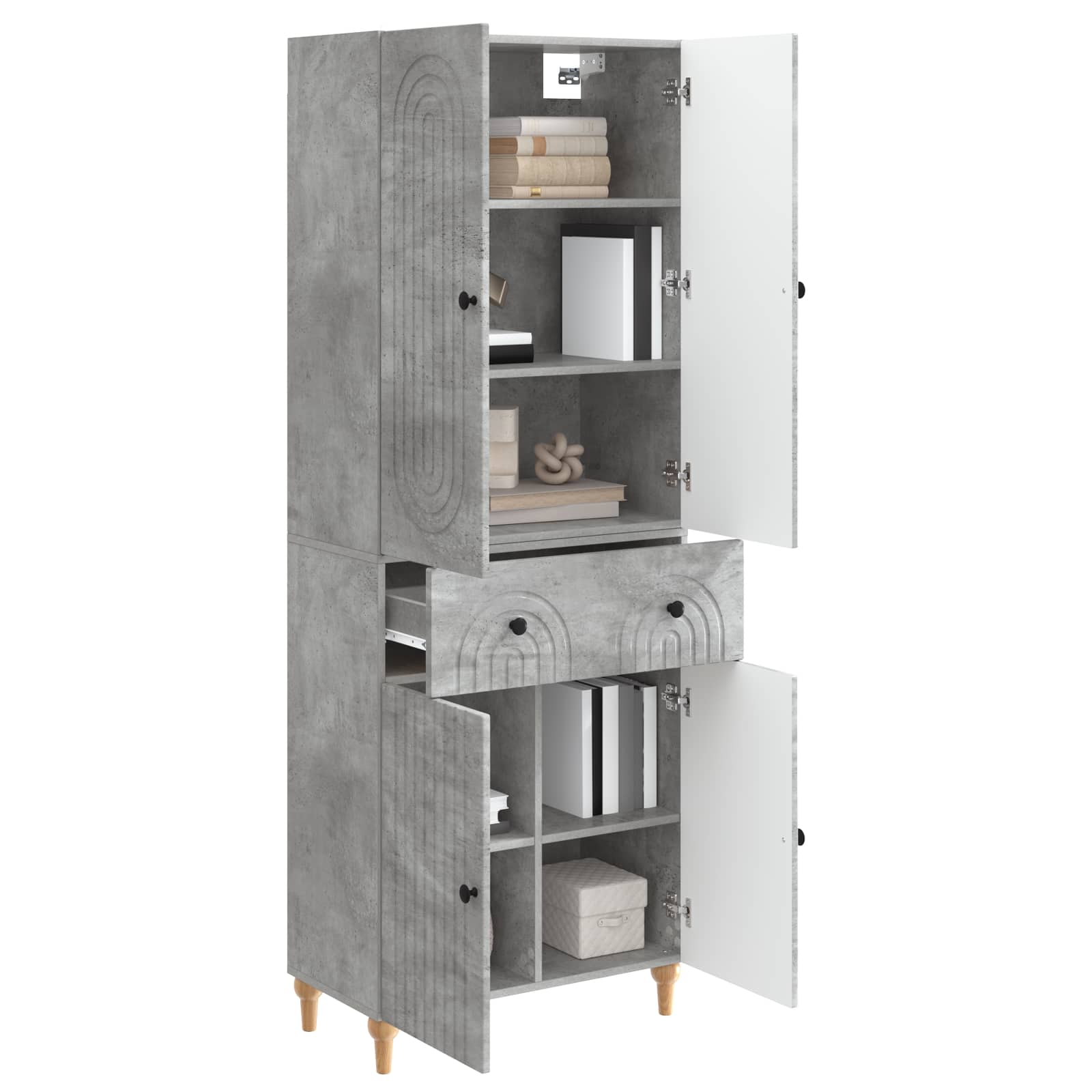 Σέτ Ντουλαπιών 2 pcs 66 x 34,5 x 90 εκ Επεξεργασμένο Ξύλο - Pakobazaar