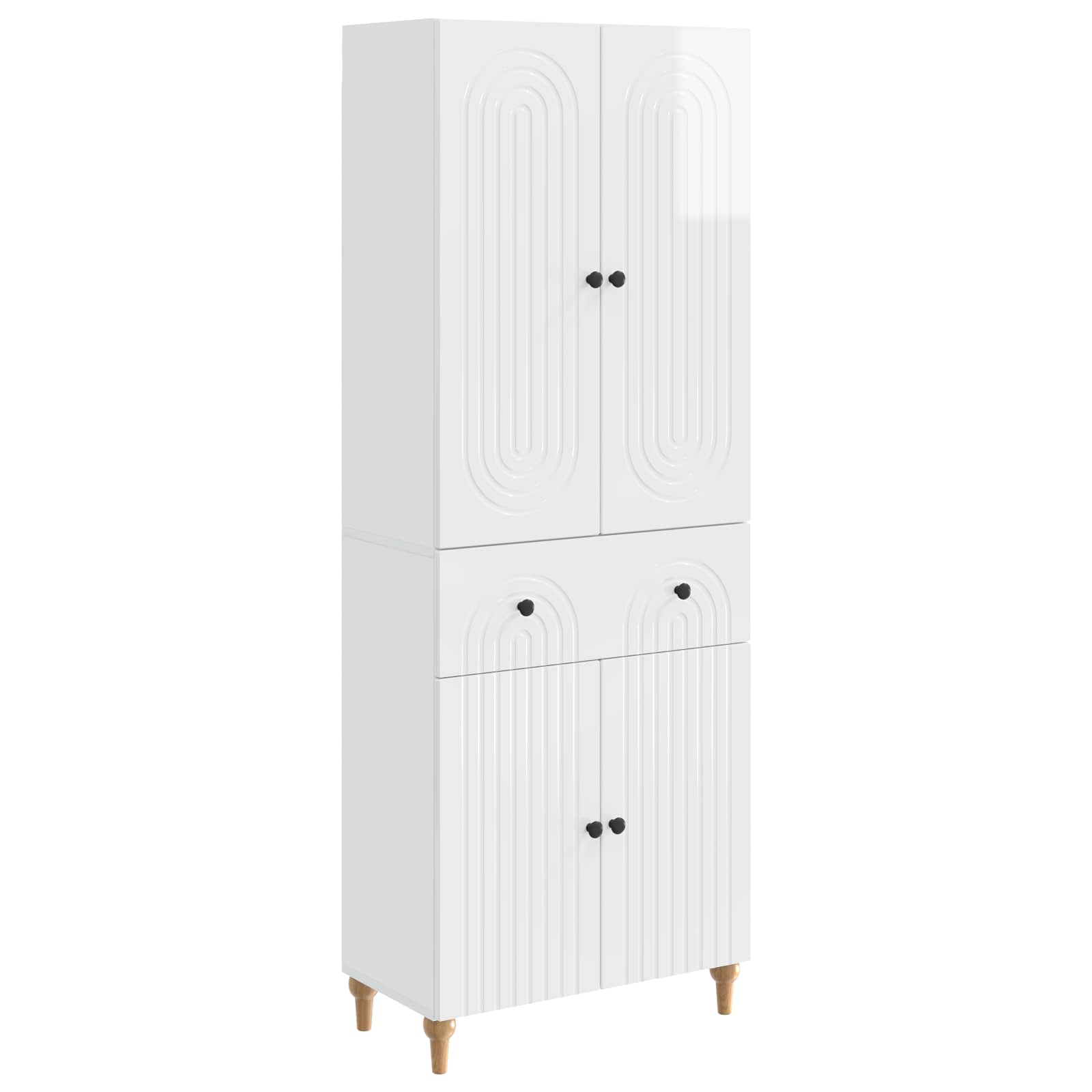 Σέτ Ντουλαπιών 2 pcs 66 x 34,5 x 90 εκ Επεξεργασμένο Ξύλο - Pakobazaar