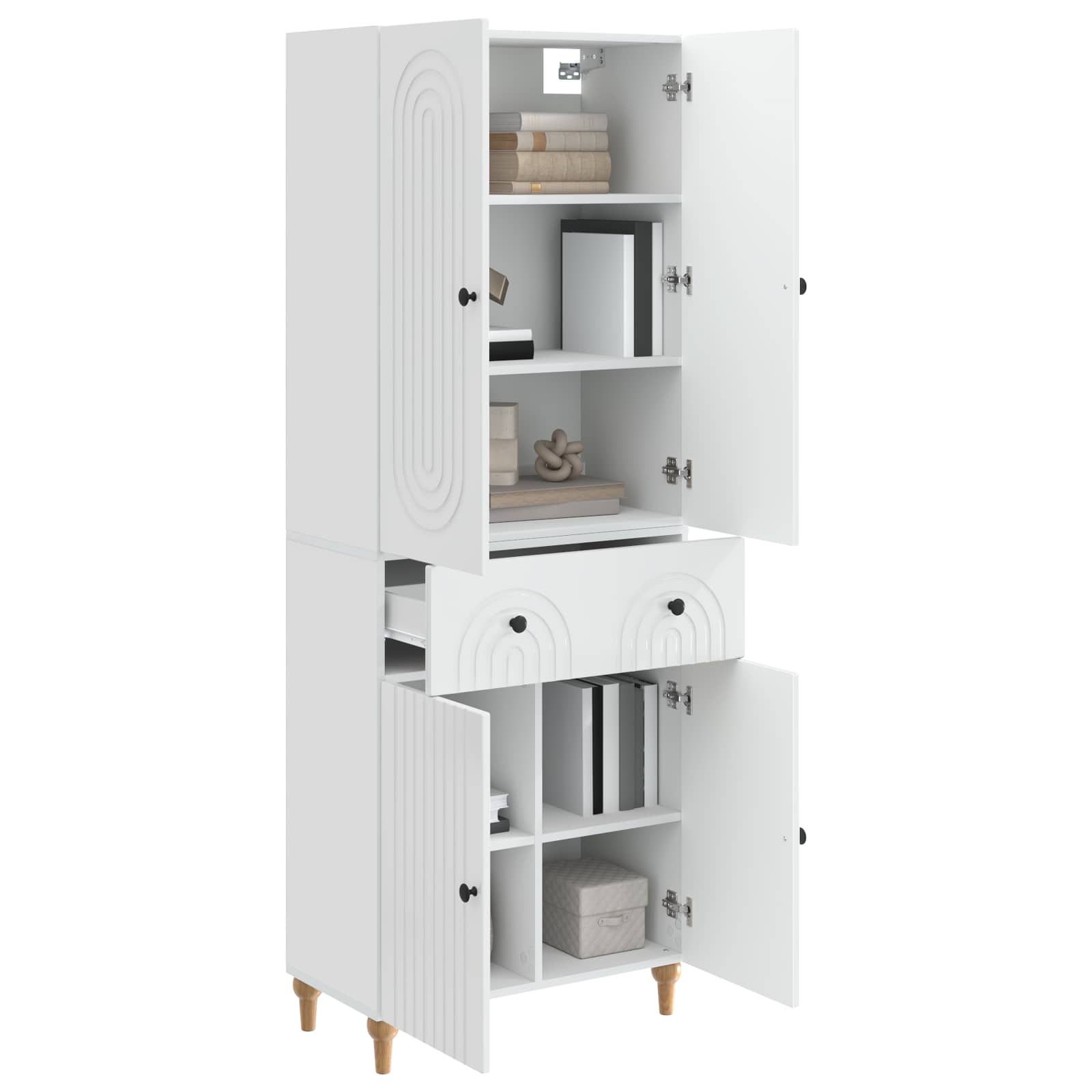 Σέτ Ντουλαπιών 2 pcs 66 x 34,5 x 90 εκ Επεξεργασμένο Ξύλο - Pakobazaar