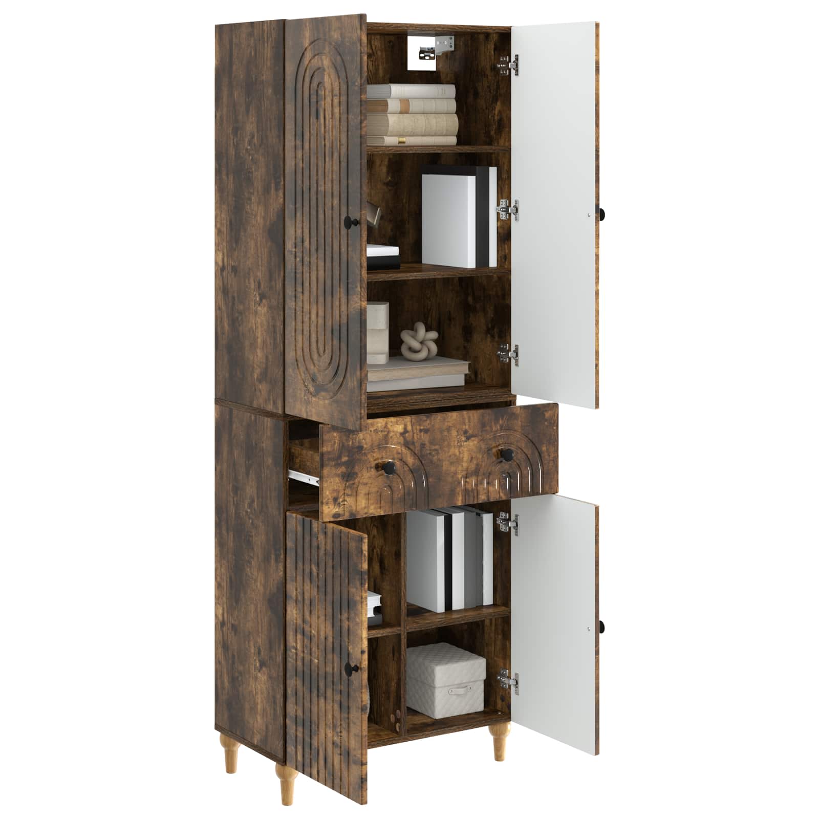 Σέτ Ντουλαπιών 2 pcs 66 x 34,5 x 90 εκ Επεξεργασμένο Ξύλο - Pakobazaar