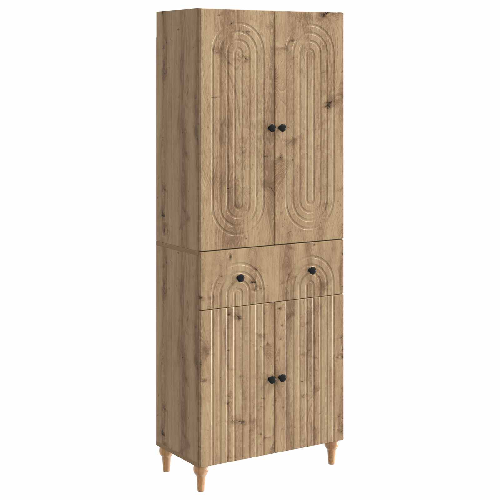 Σέτ Ντουλαπιών 2 pcs 66 x 34,5 x 90 εκ Επεξεργασμένο Ξύλο - Pakobazaar