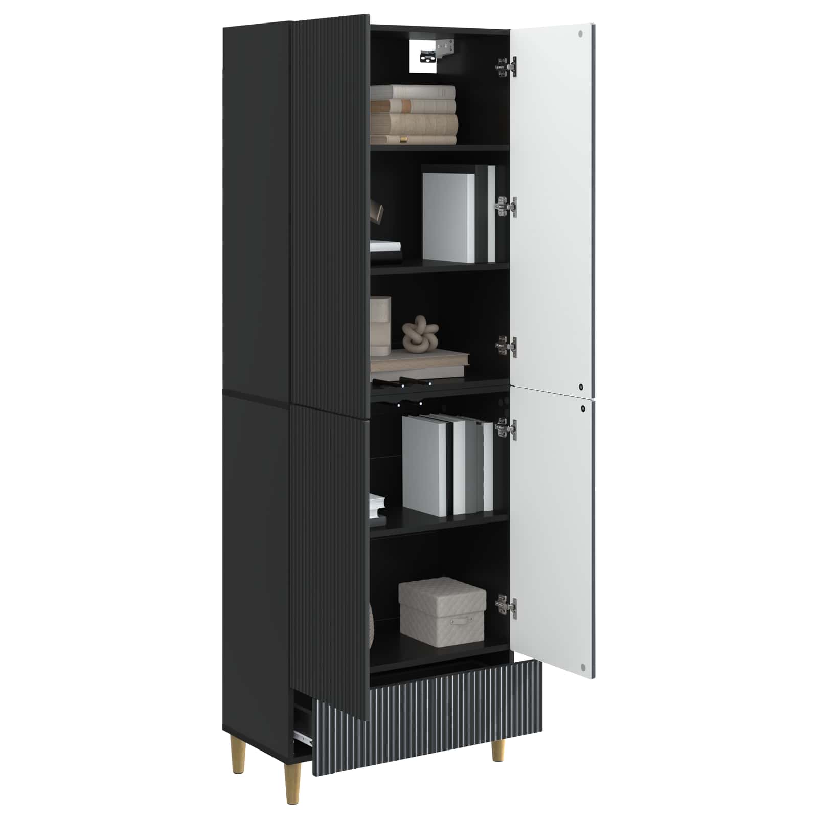 Σέτ Ντουλαπιών 2 pcs 66 x 34,5 x 95 εκ. Επεξεργασμένο Ξύλο - Pakobazaar