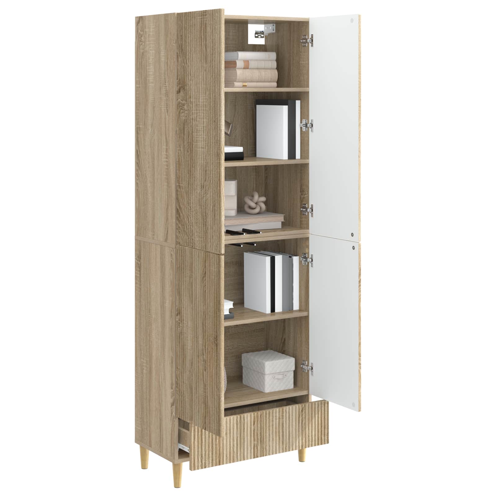 Σέτ Ντουλαπιών 2 pcs 66 x 34,5 x 95 εκ. Επεξεργασμένο Ξύλο - Pakobazaar