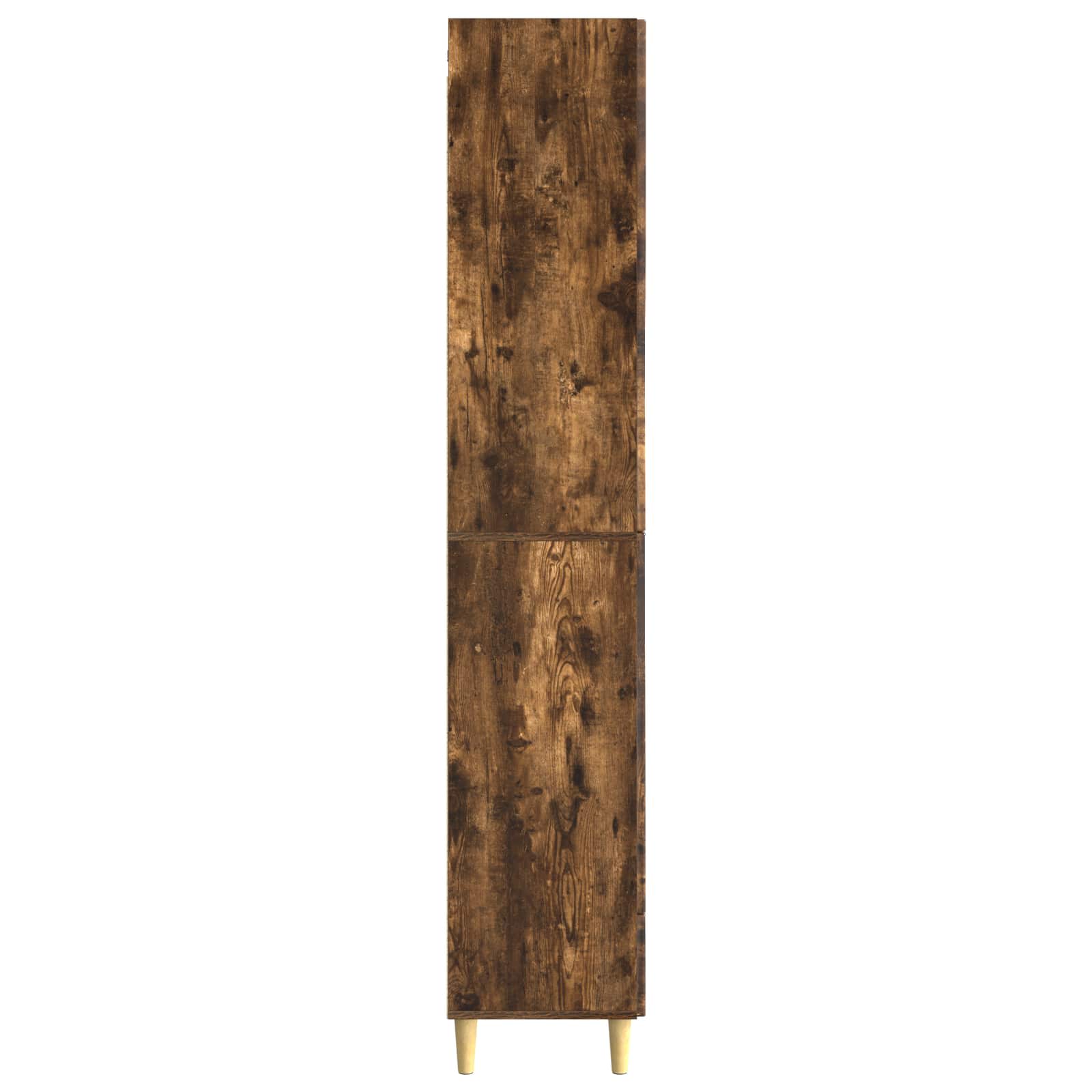 Σέτ Ντουλαπιών 2 pcs Καπνισμένο Ξύλο Δρυός 66 x 34,5 x 95 εκ. - Pakobazaar