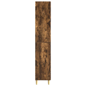 Σέτ Ντουλαπιών 2 pcs Καπνισμένο Ξύλο Δρυός 66 x 34,5 x 95 εκ. - Pakobazaar