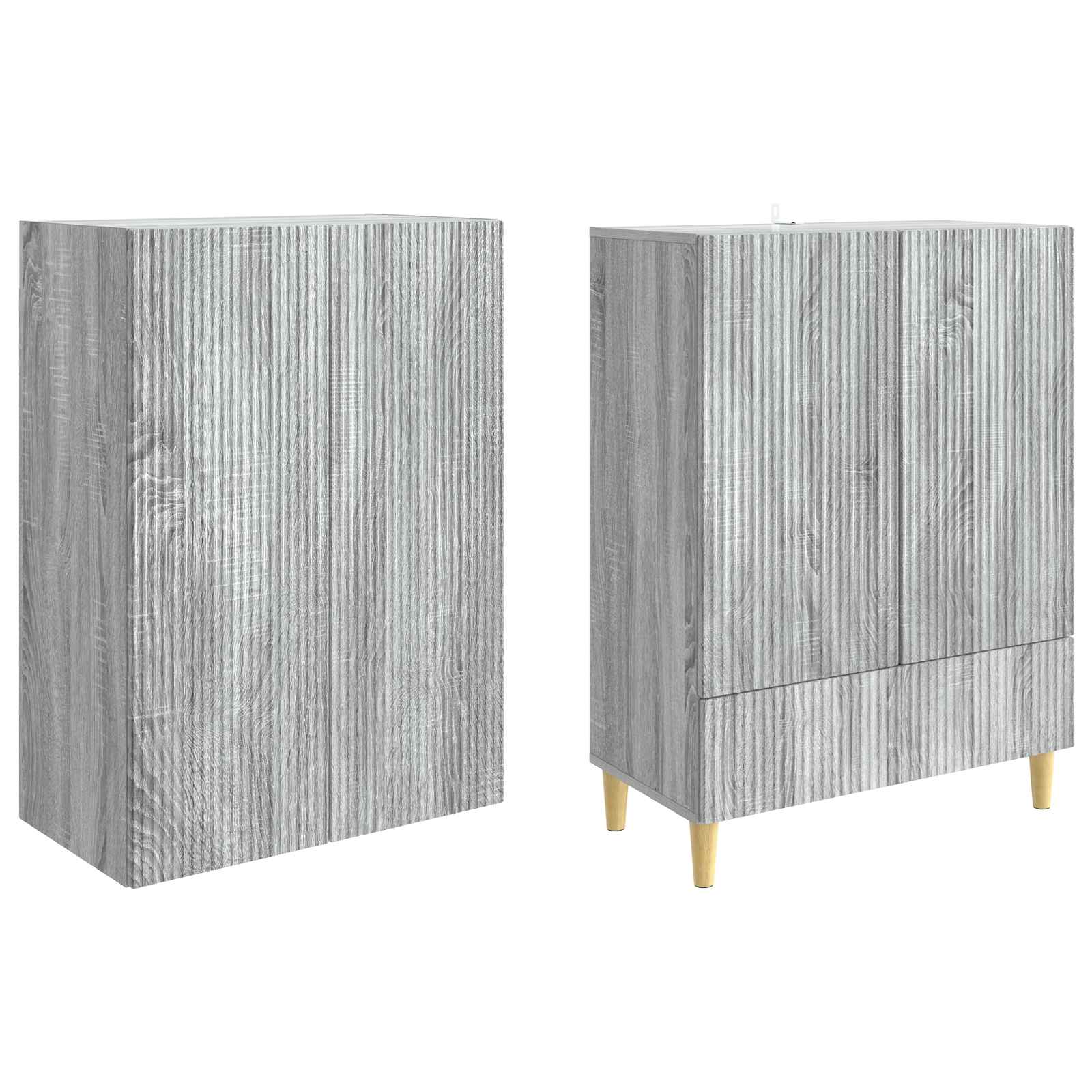 Σέτ Ντουλαπιών 2 pcs 66 x 34,5 x 95 εκ. Επεξεργασμένο Ξύλο - Pakobazaar