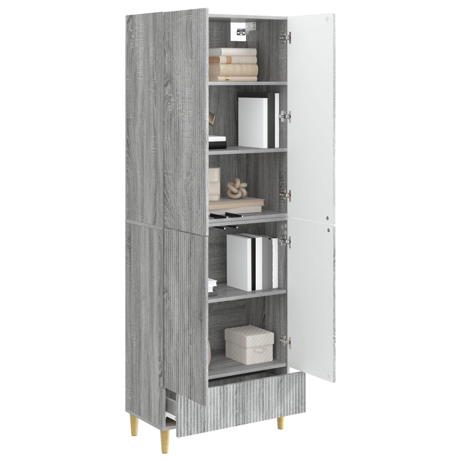 Σέτ Ντουλαπιών 2 pcs 66 x 34,5 x 95 εκ. Επεξεργασμένο Ξύλο - Pakobazaar