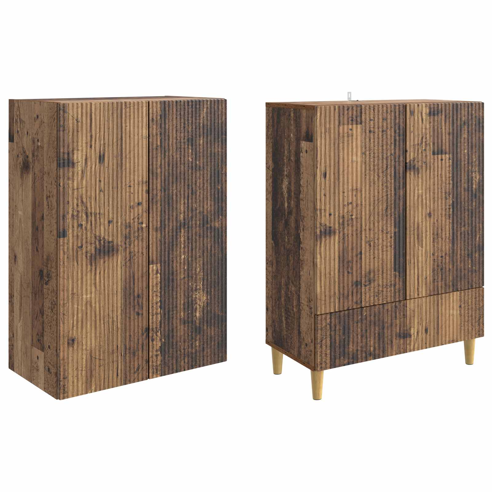 Σέτ Ντουλαπιών 2 pcs 66 x 34,5 x 95 εκ. Επεξεργασμένο Ξύλο - Pakobazaar