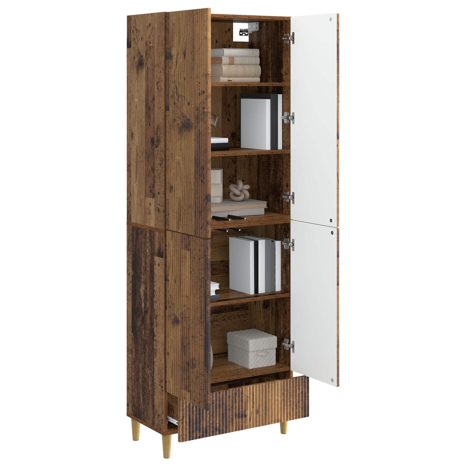 Σέτ Ντουλαπιών 2 pcs 66 x 34,5 x 95 εκ. Επεξεργασμένο Ξύλο - Pakobazaar