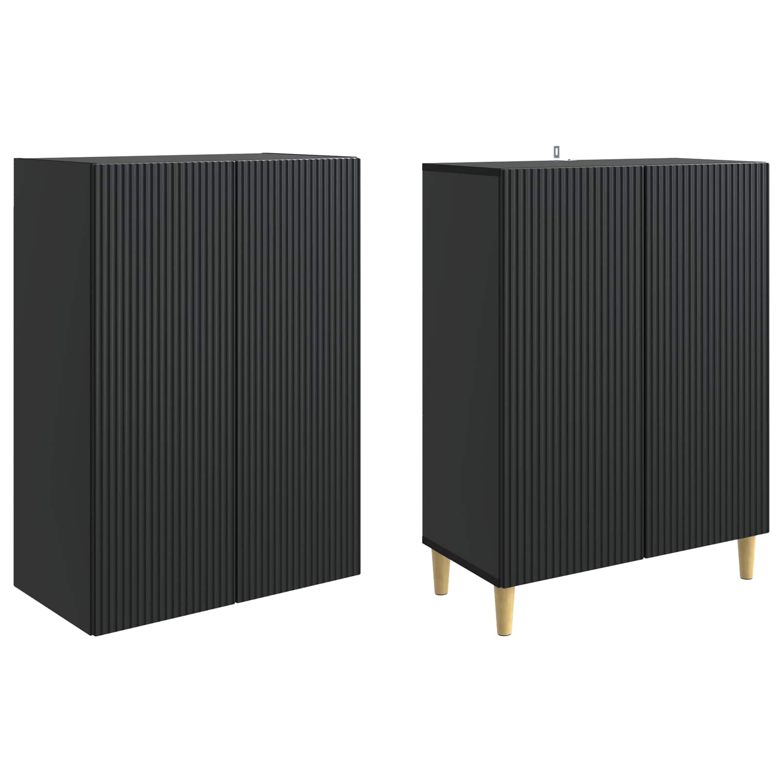 Σέτ Ντουλαπιών 2 pcs 66 x 34,5 x 90 εκ Επεξεργασμένο Ξύλο - Pakobazaar