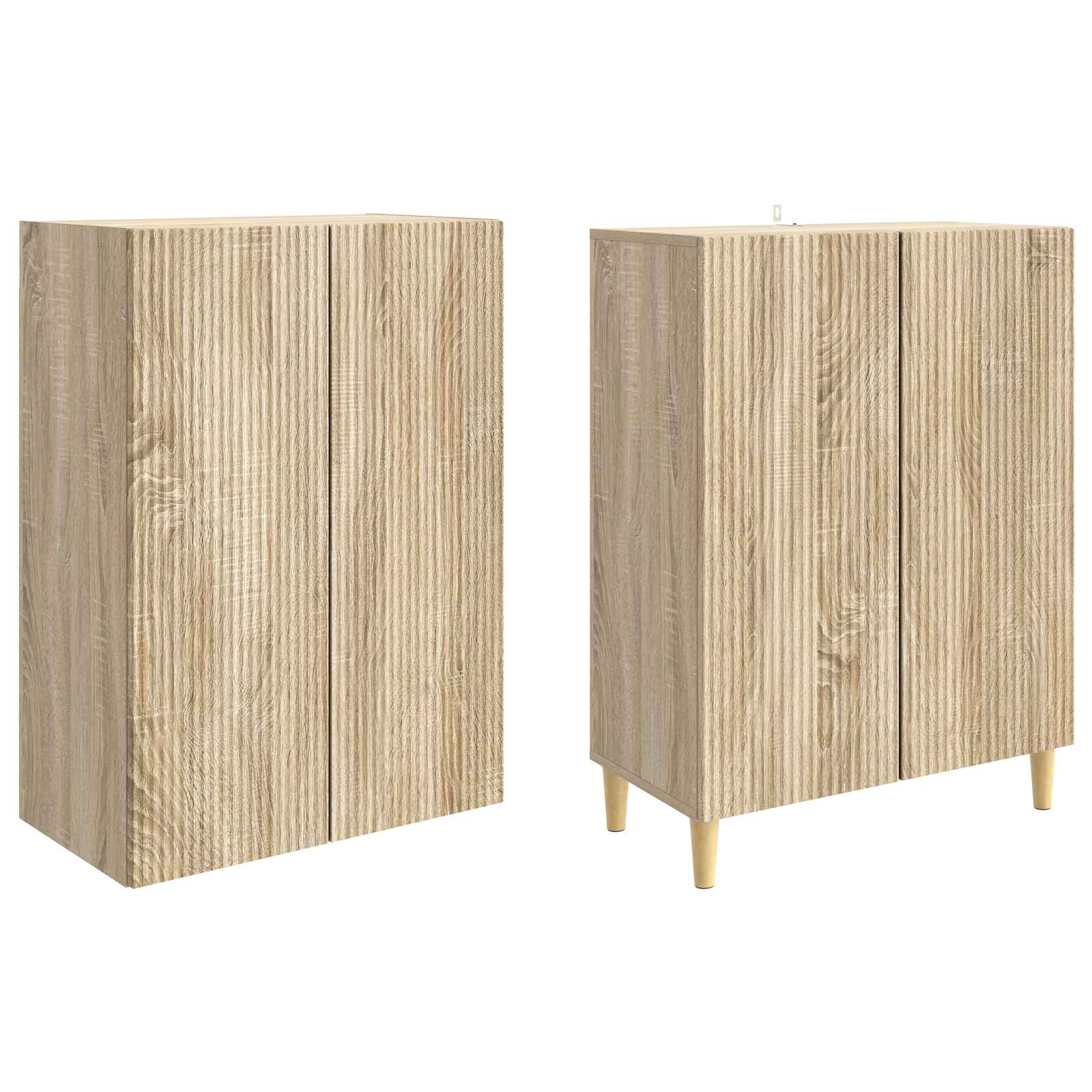 Σέτ Ντουλαπιών 2 pcs 66 x 34,5 x 90 εκ Επεξεργασμένο Ξύλο - Pakobazaar