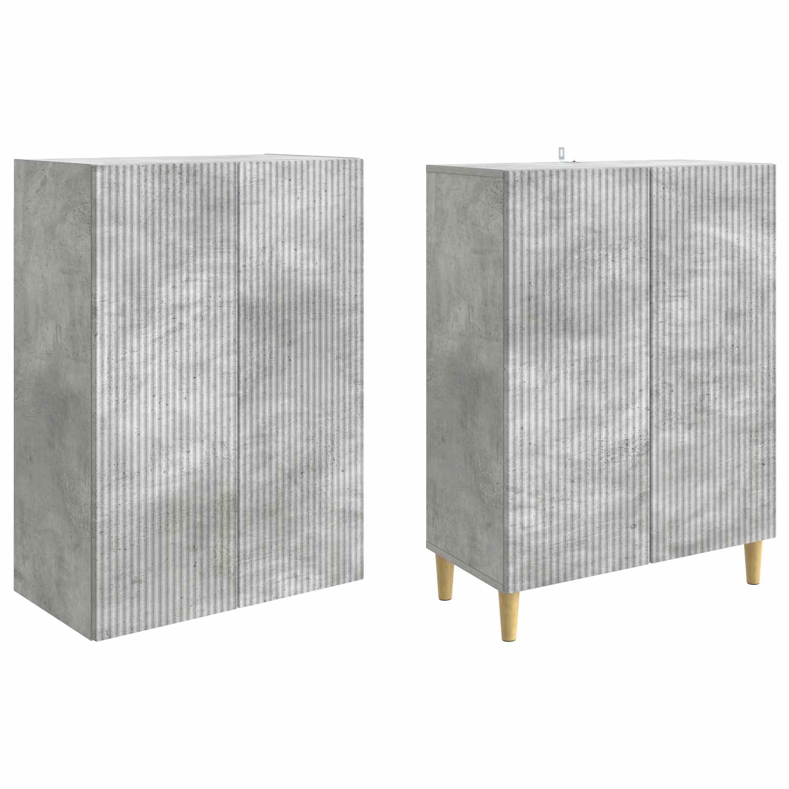 Σέτ Ντουλαπιών 2 pcs 66 x 34,5 x 90 εκ Επεξεργασμένο Ξύλο - Pakobazaar