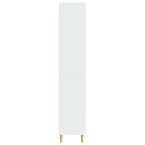 Σέτ Ντουλαπιών 2 pcs Γυαλιστερό Λευκό 66 x 34,5 x 90 εκ - Pakobazaar