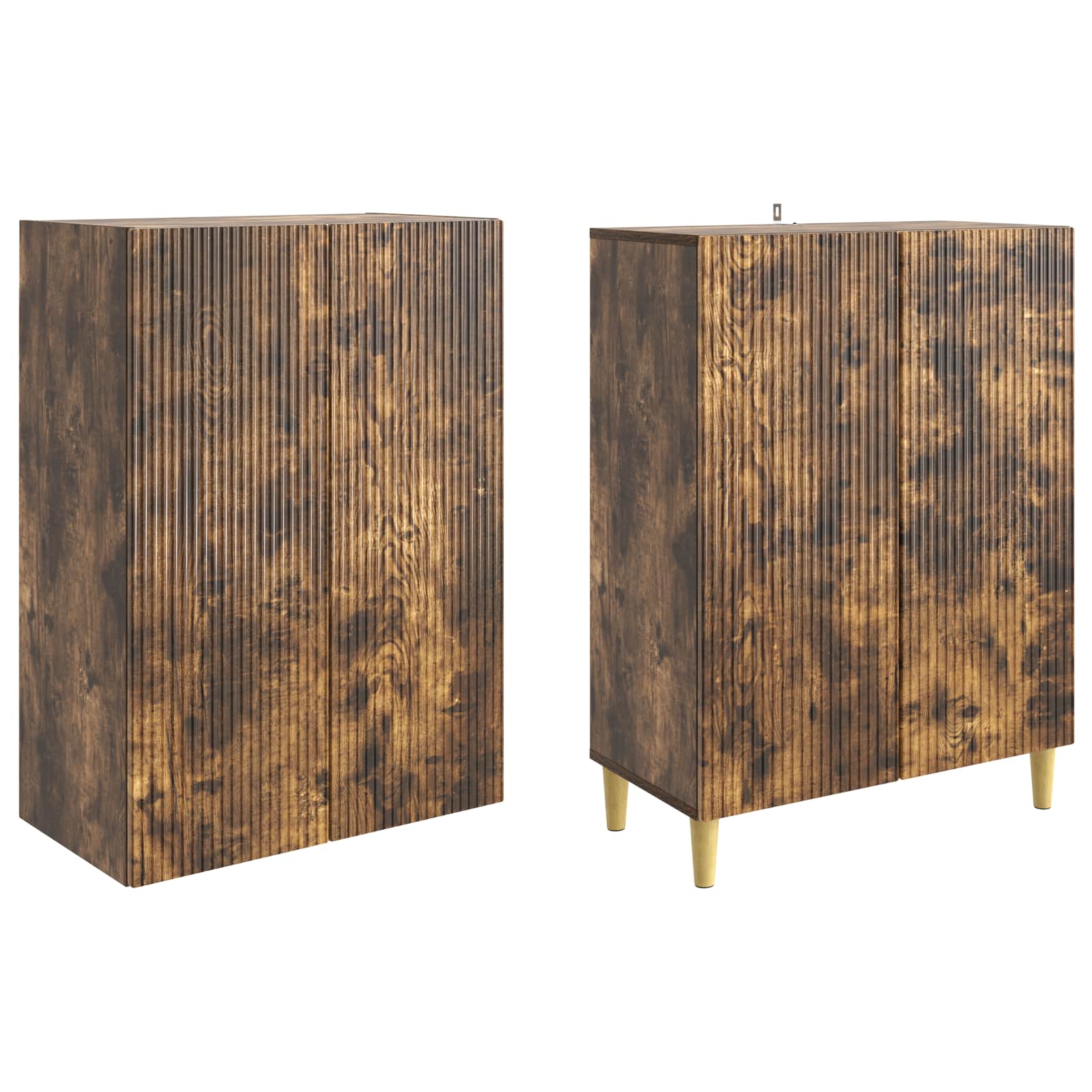 Σέτ Ντουλαπιών 2 pcs 66 x 34,5 x 90 εκ Επεξεργασμένο Ξύλο - Pakobazaar