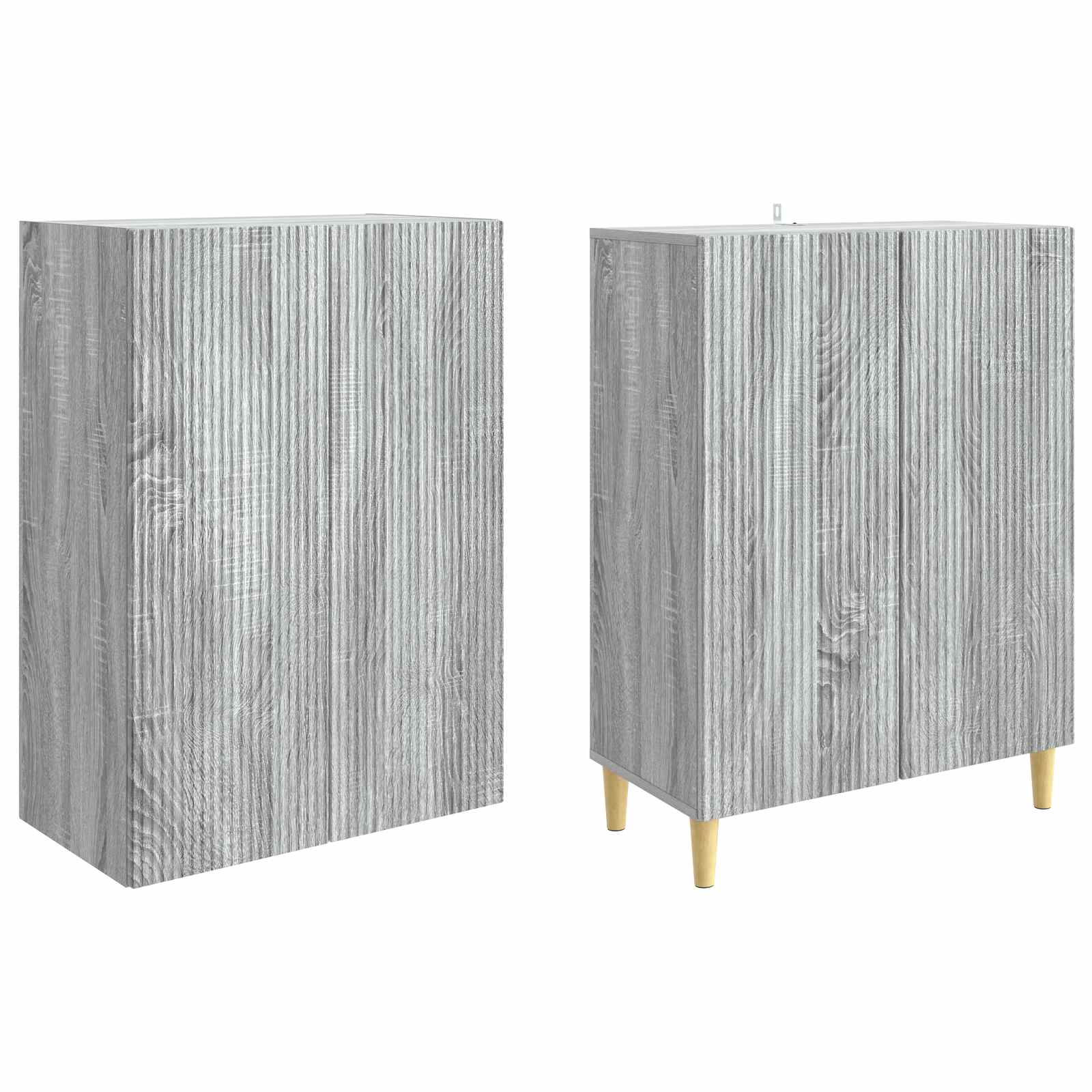 Σέτ Ντουλαπιών 2 pcs 66 x 34,5 x 90 εκ Επεξεργασμένο Ξύλο - Pakobazaar