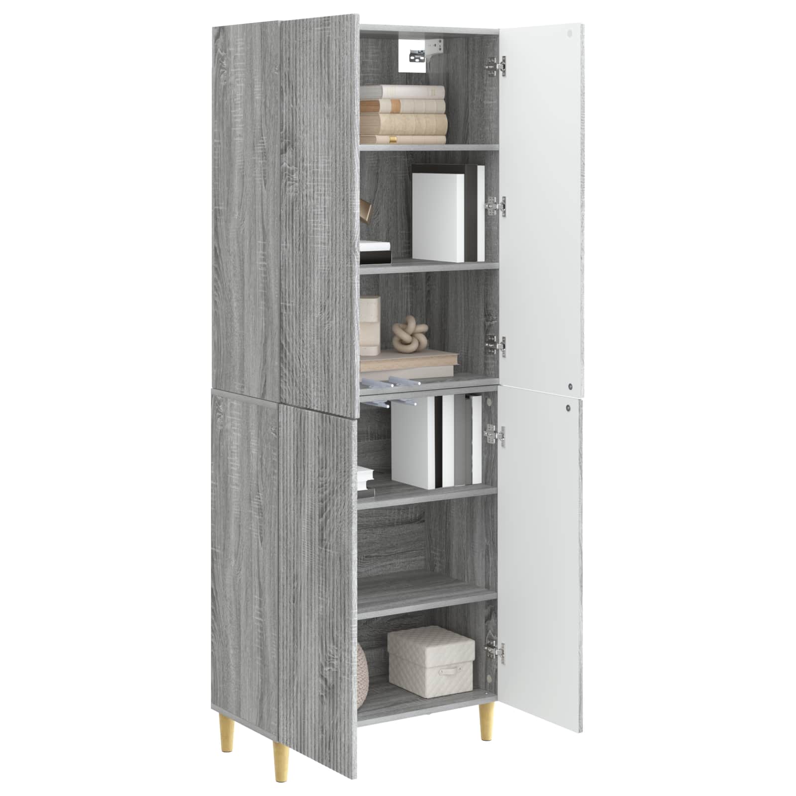 Σέτ Ντουλαπιών 2 pcs 66 x 34,5 x 90 εκ Επεξεργασμένο Ξύλο - Pakobazaar