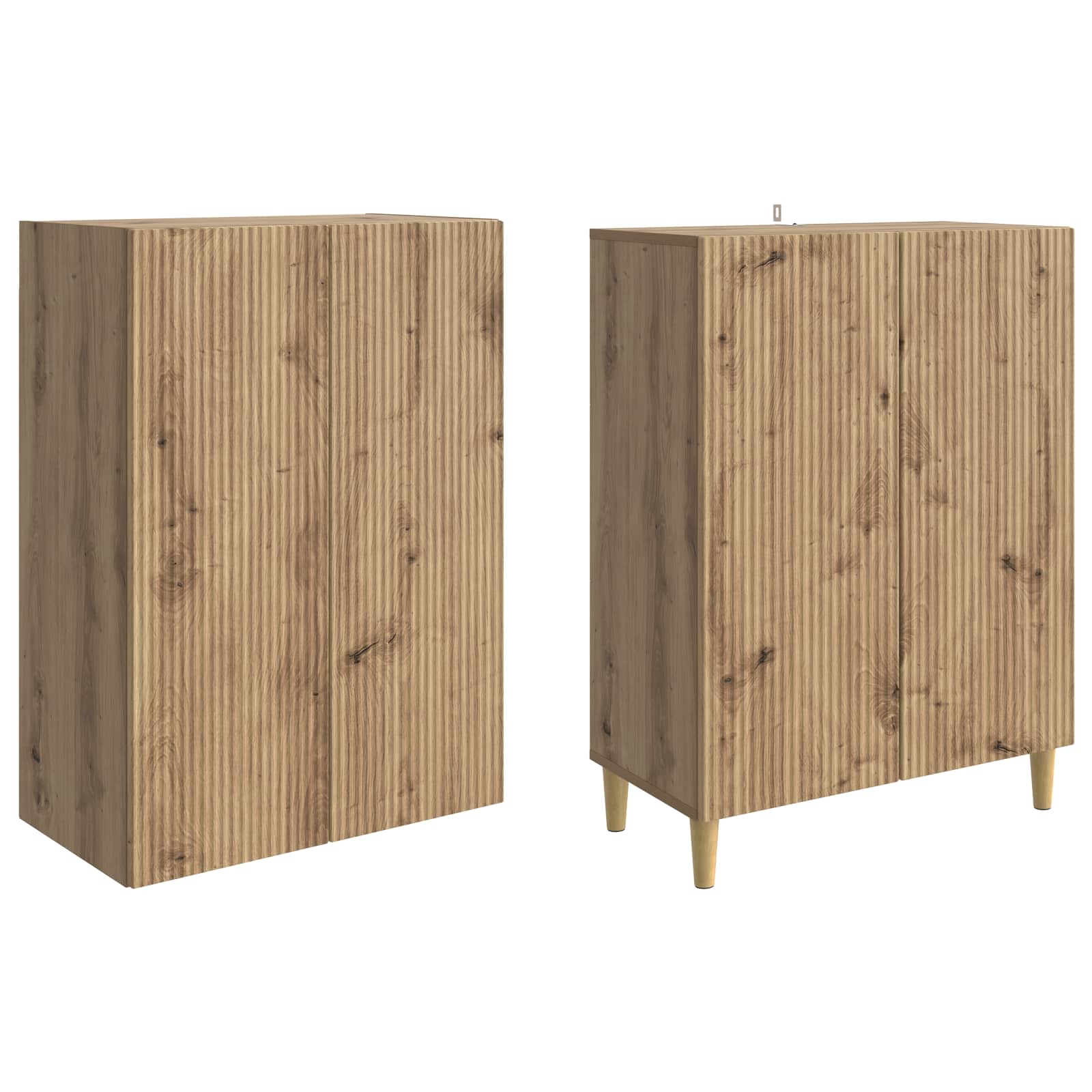 Σέτ Ντουλαπιών 2 pcs Artisan Δρυς 66 x 34,5 x 90 εκ - Pakobazaar