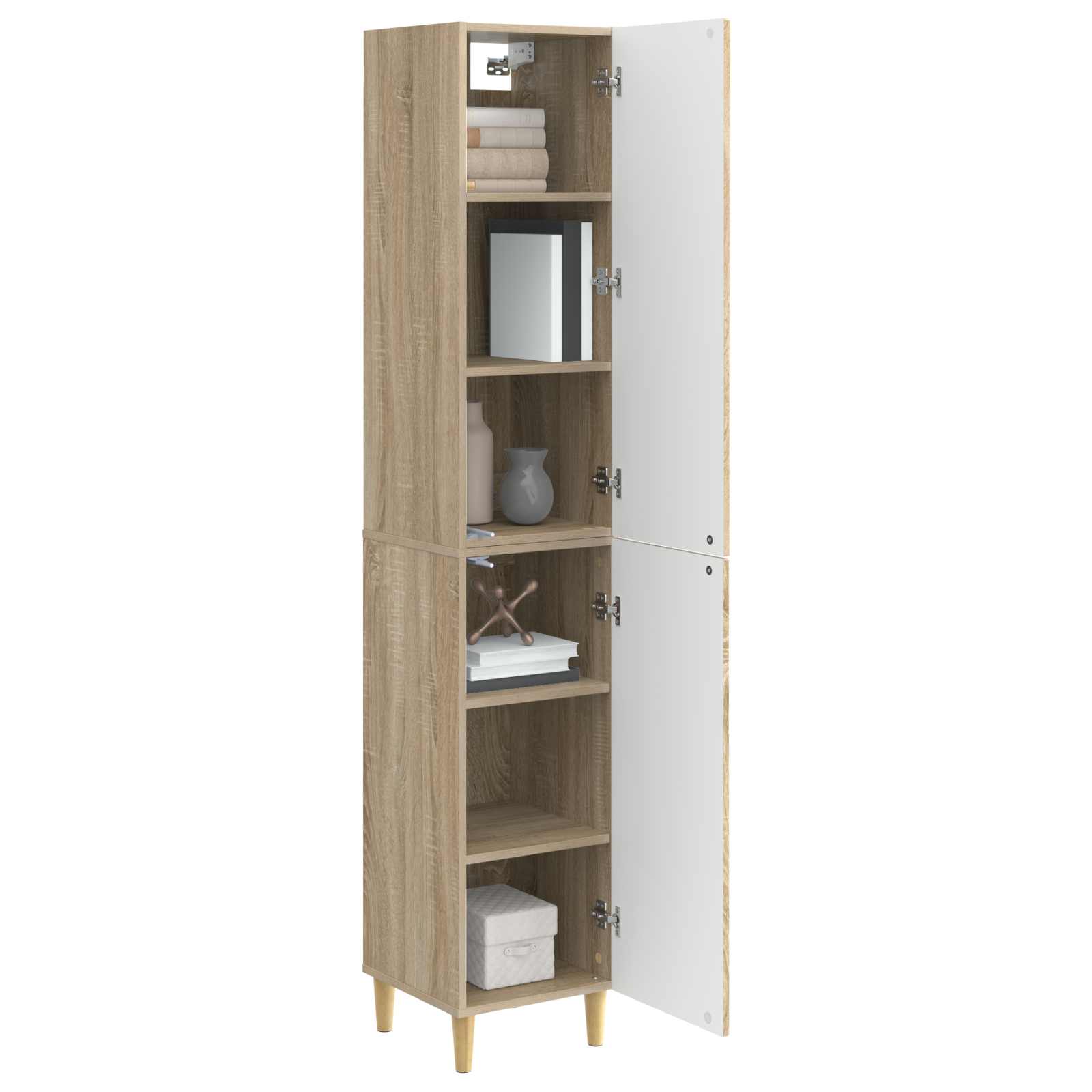 Σέτ Ντουλαπιών 2 pcs 33 x 34,5 x 90 εκ Επεξεργασμένο Ξύλο - Pakobazaar