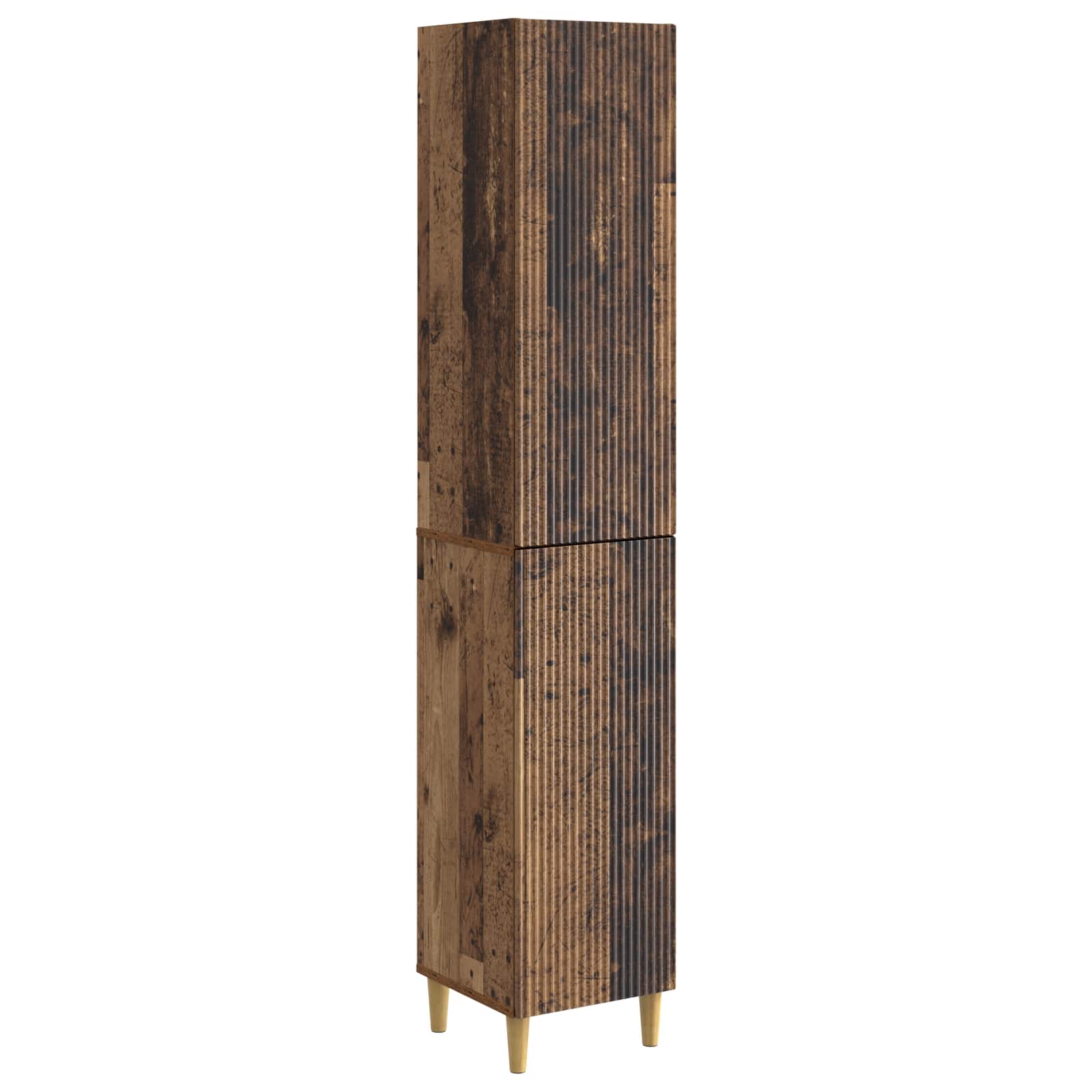 Σέτ Ντουλαπιών 2 pcs Παλαιωμένο ξύλο 33 x 34,5 x 90 εκ - Pakobazaar