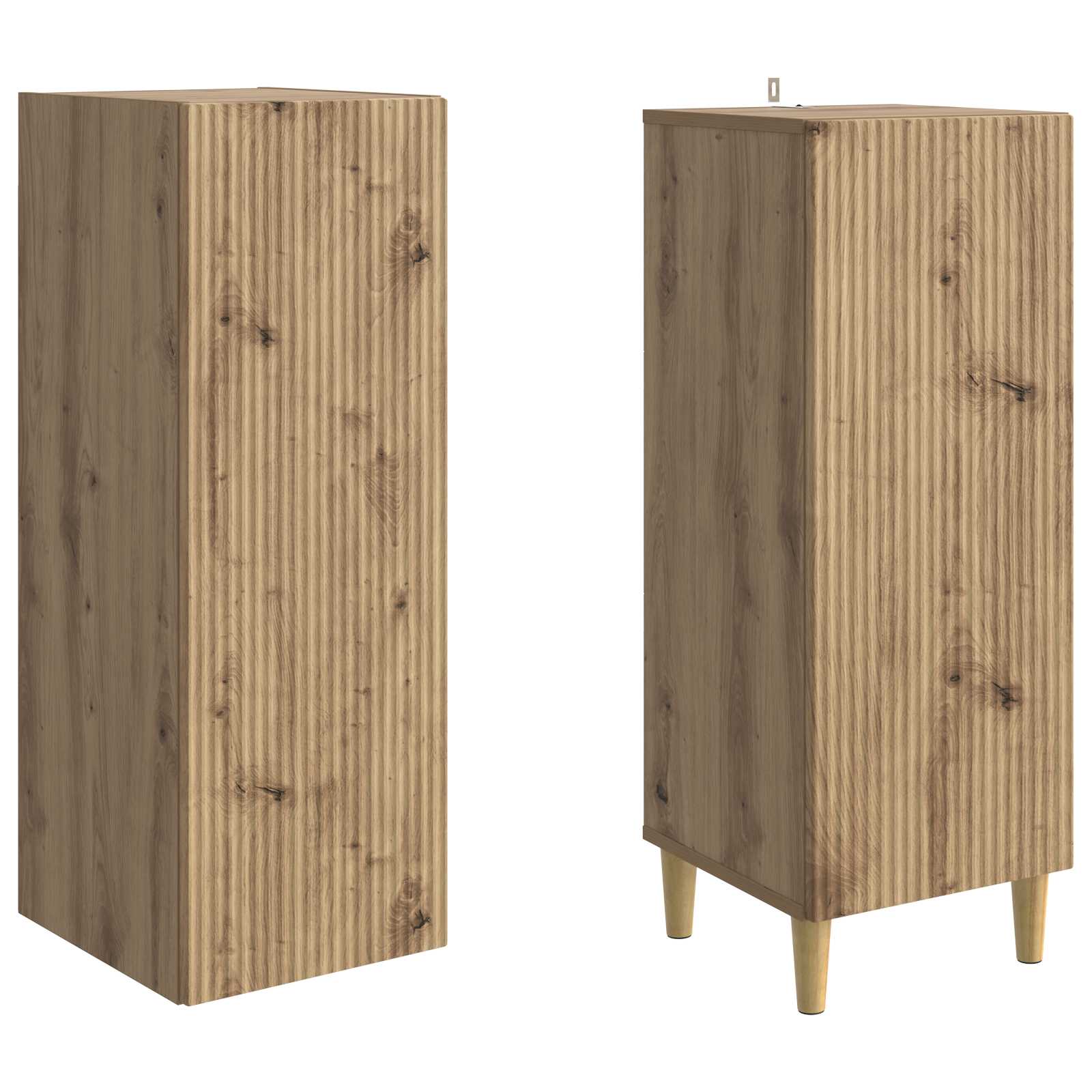 Σέτ Ντουλαπιών 2 pcs 33 x 34,5 x 90 εκ Επεξεργασμένο Ξύλο - Pakobazaar