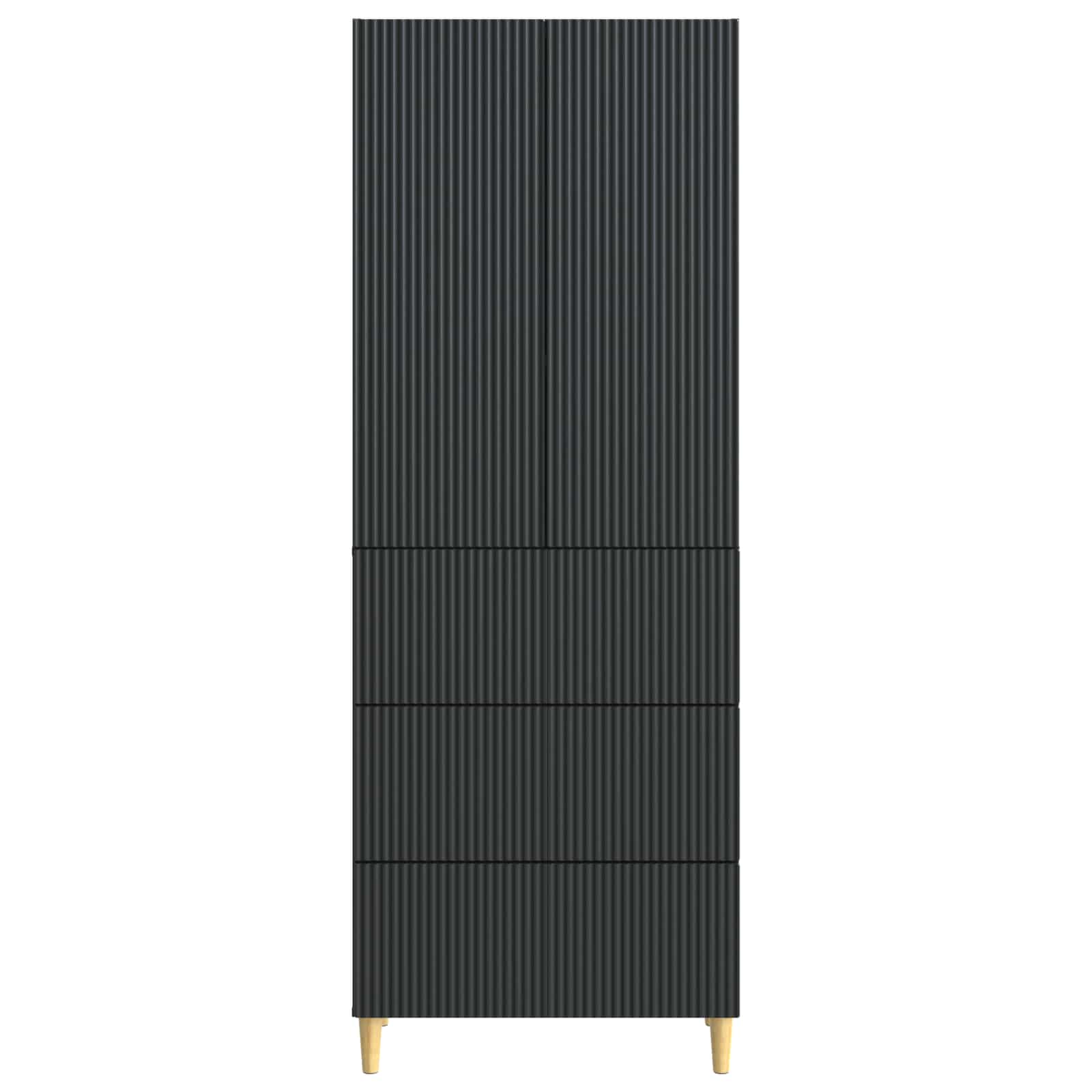 Σέτ Ντουλαπιών 2 pcs 66 x 34,5 x 90 εκ Επεξεργασμένο Ξύλο - Pakobazaar