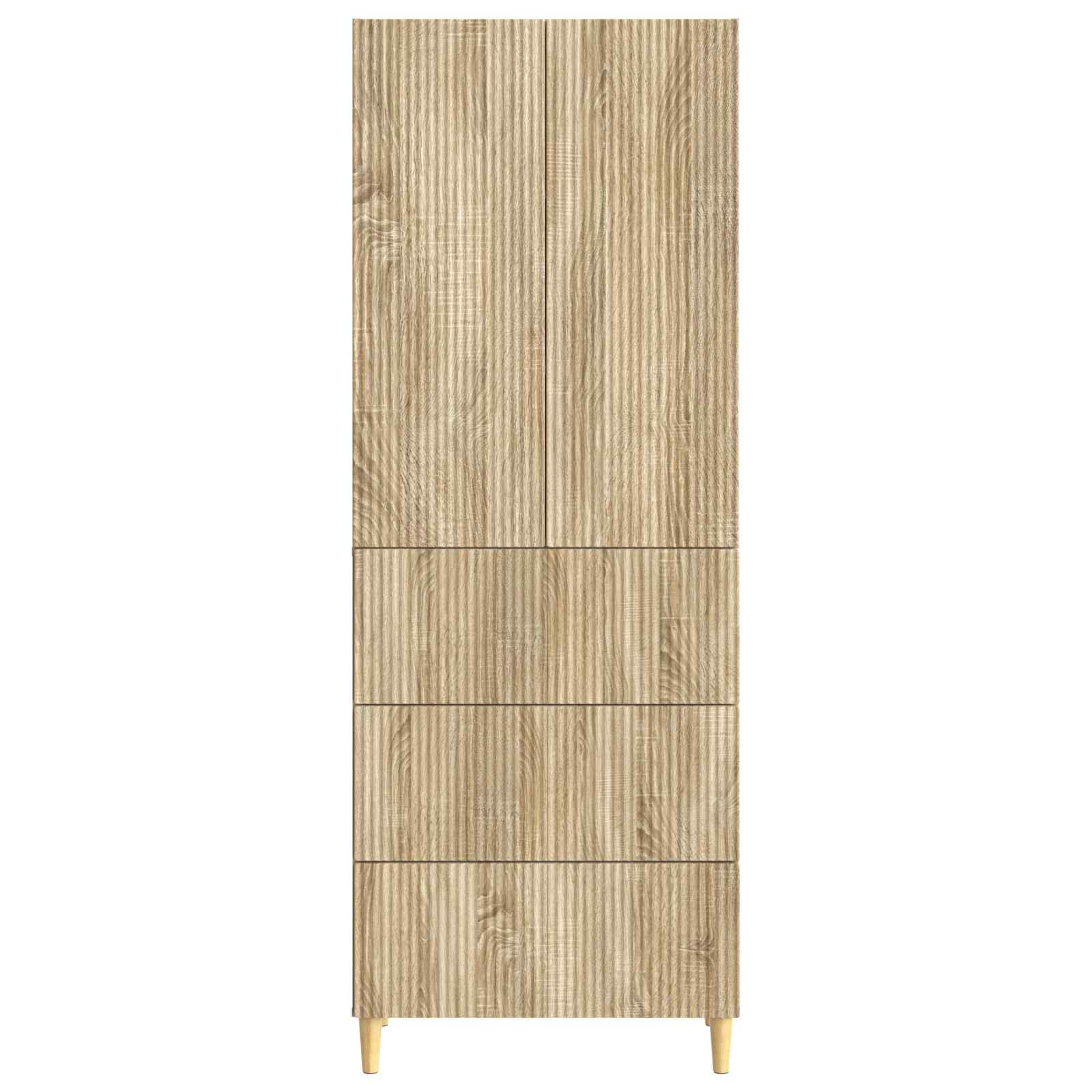 Σέτ Ντουλαπιών 2 pcs Sonoma Δρυς 66 x 34,5 x 90 εκ - Pakobazaar