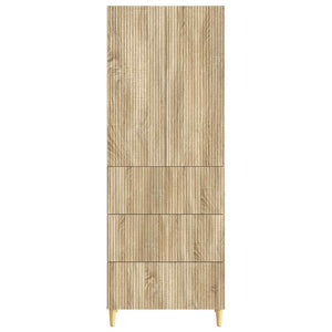 Σέτ Ντουλαπιών 2 pcs Sonoma Δρυς 66 x 34,5 x 90 εκ - Pakobazaar