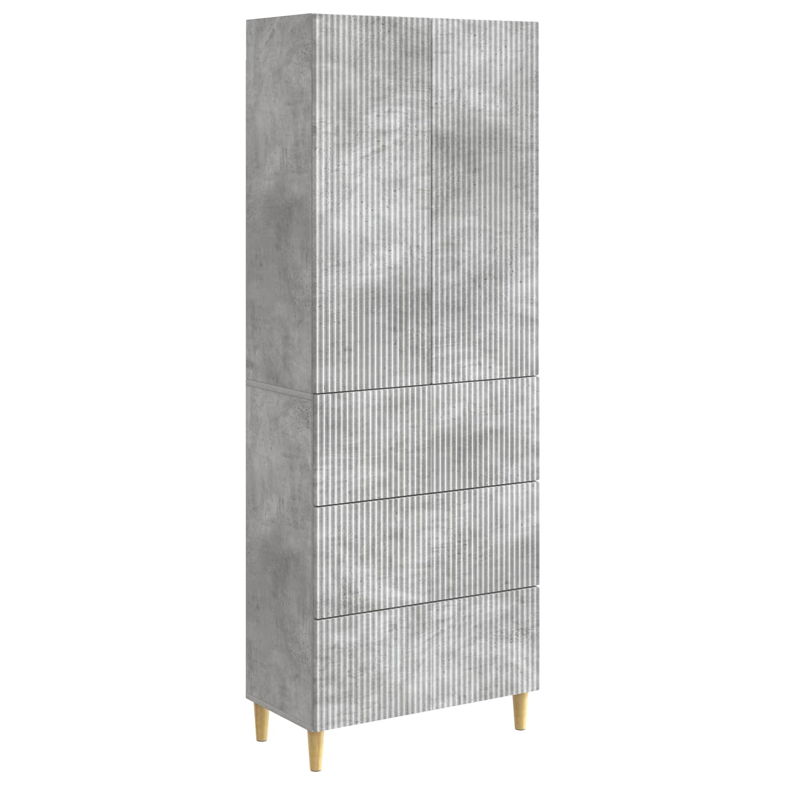 Σέτ Ντουλαπιών 2 pcs 66 x 34,5 x 90 εκ Επεξεργασμένο Ξύλο - Pakobazaar