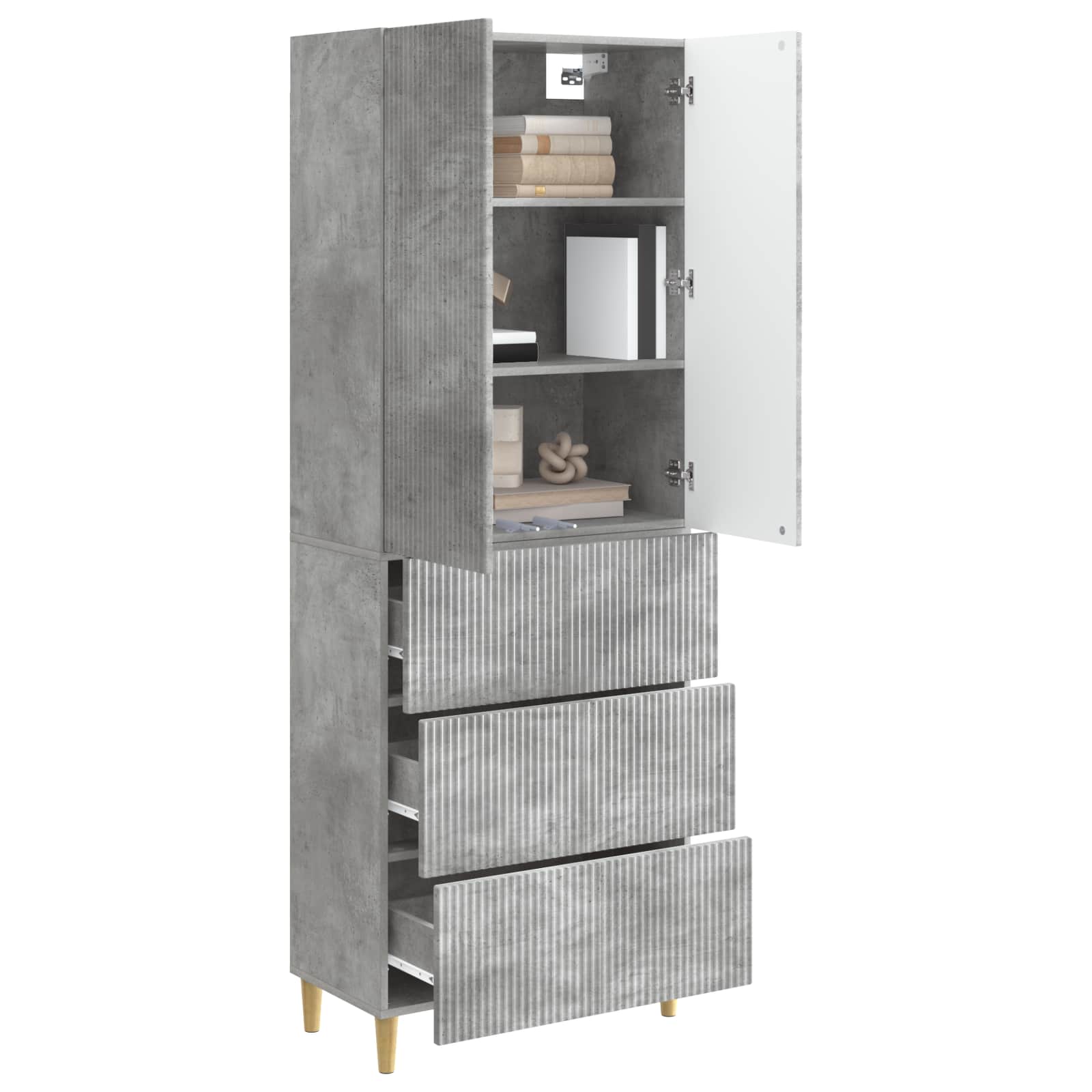 Σέτ Ντουλαπιών 2 pcs 66 x 34,5 x 90 εκ Επεξεργασμένο Ξύλο - Pakobazaar