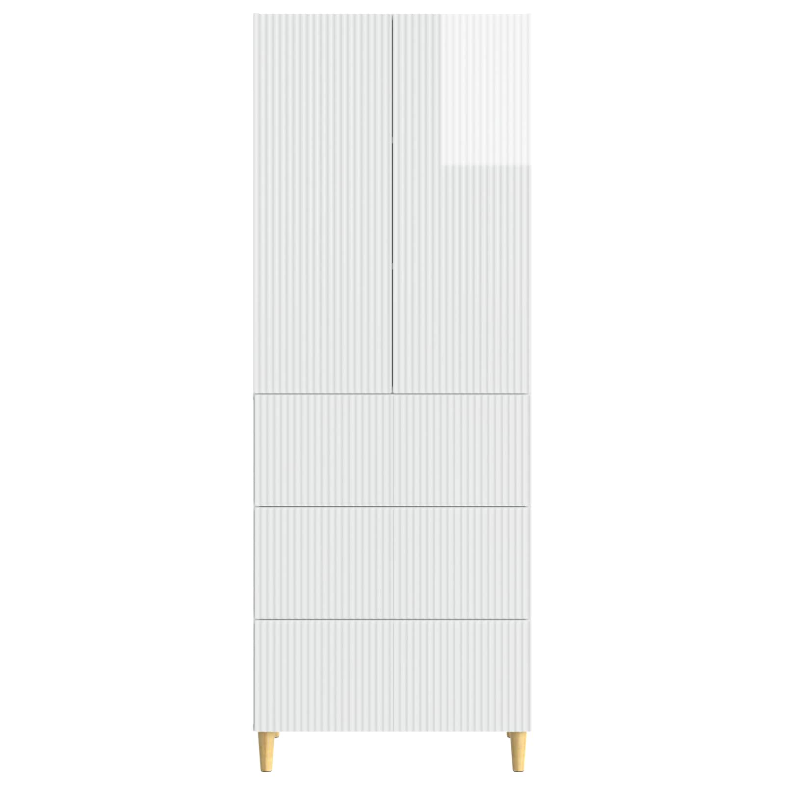 Σέτ Ντουλαπιών 2 pcs 66 x 34,5 x 90 εκ Επεξεργασμένο Ξύλο - Pakobazaar
