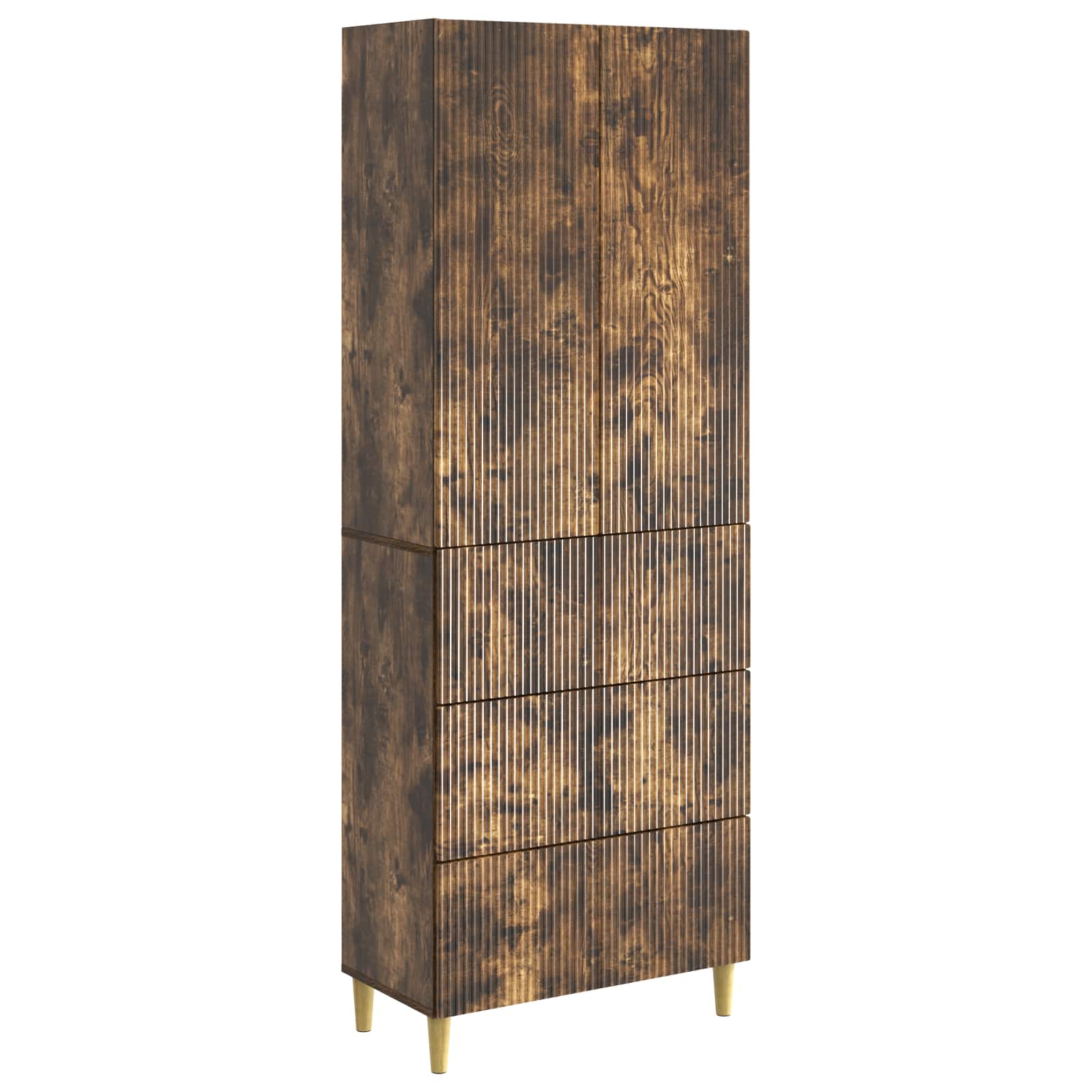 Σέτ Ντουλαπιών 2 pcs 66 x 34,5 x 90 εκ Επεξεργασμένο Ξύλο - Pakobazaar
