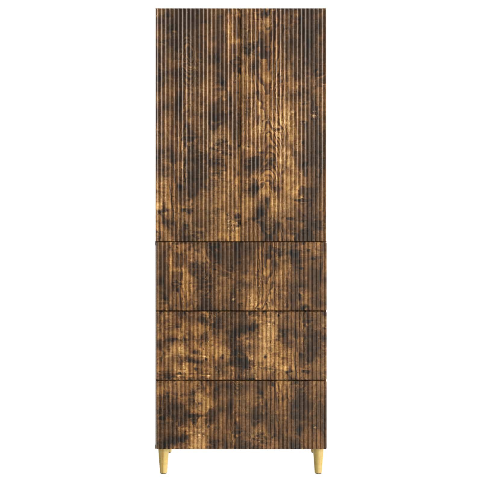 Σέτ Ντουλαπιών 2 pcs 66 x 34,5 x 90 εκ Επεξεργασμένο Ξύλο - Pakobazaar