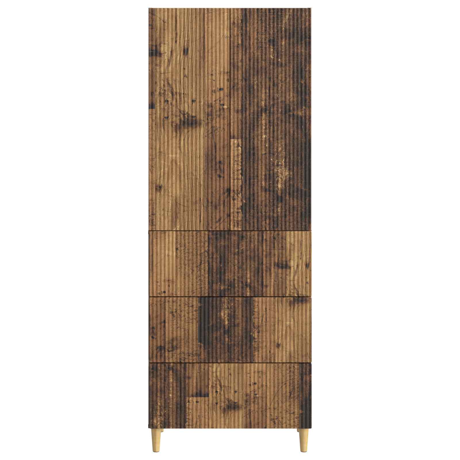 Σέτ Ντουλαπιών 2 pcs 66 x 34,5 x 90 εκ Επεξεργασμένο Ξύλο - Pakobazaar