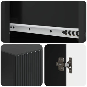 Σέτ Ντουλαπιών 2 pcs 33 x 34,5 x 90 εκ Επεξεργασμένο Ξύλο - Pakobazaar