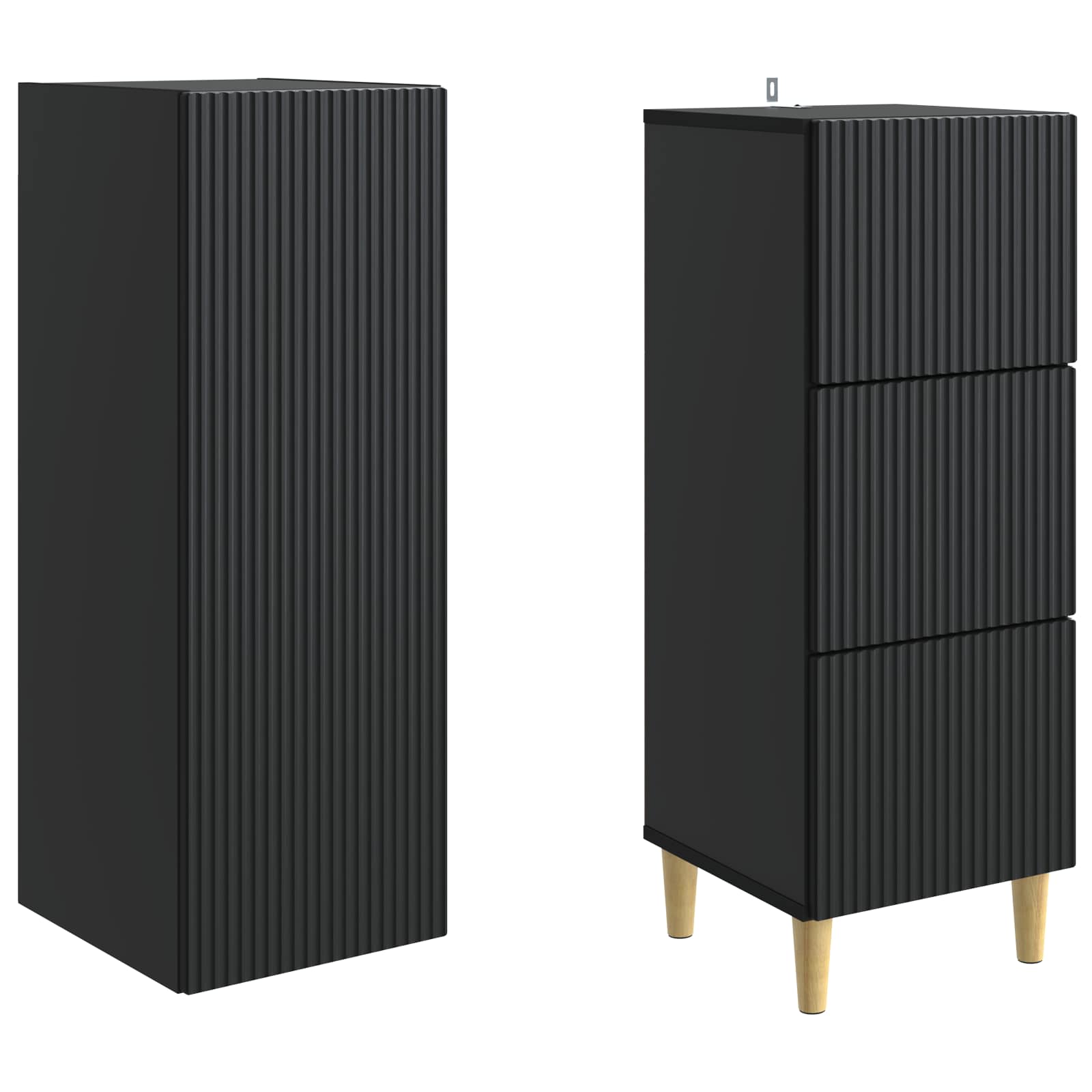Σέτ Ντουλαπιών 2 pcs 33 x 34,5 x 90 εκ Επεξεργασμένο Ξύλο - Pakobazaar
