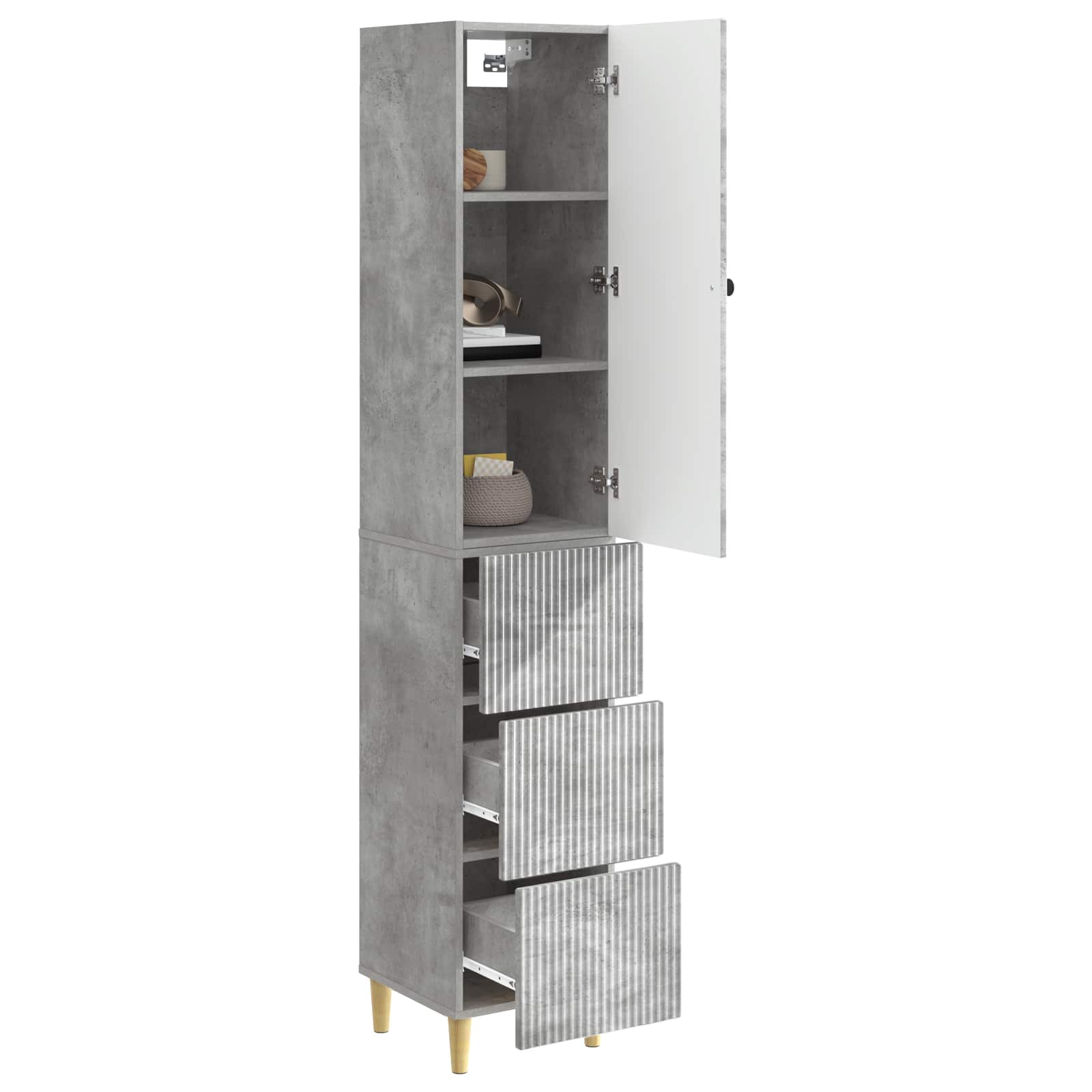 Σέτ Ντουλαπιών 2 pcs 33 x 34,5 x 90 εκ Επεξεργασμένο Ξύλο - Pakobazaar