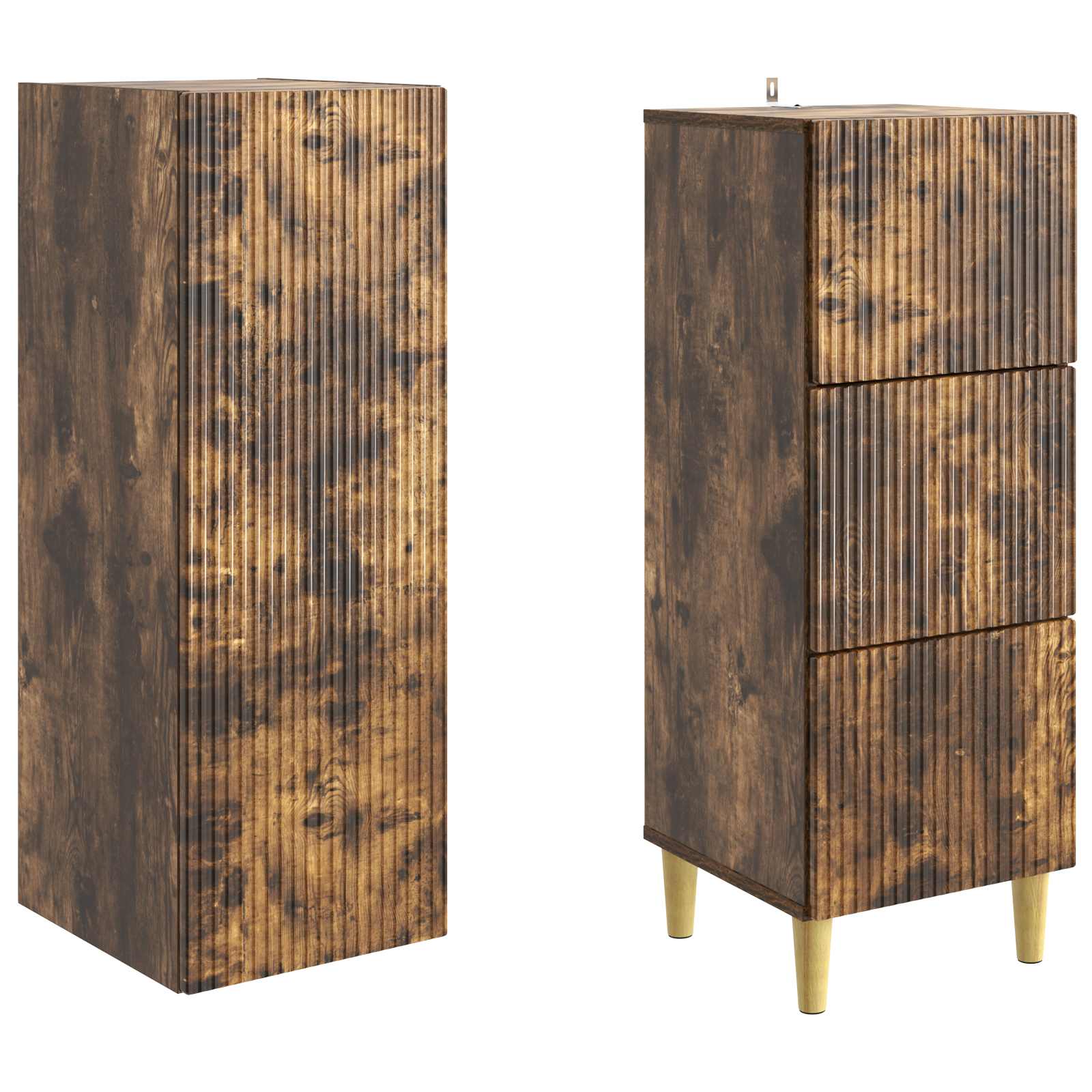 Σέτ Ντουλαπιών 2 pcs 33 x 34,5 x 90 εκ Επεξεργασμένο Ξύλο - Pakobazaar