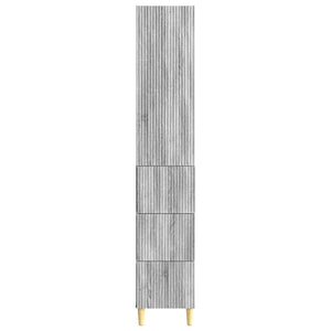 Σέτ Ντουλαπιών 2 pcs Γκρι Sonoma 33 x 34,5 x 90 εκ - Pakobazaar