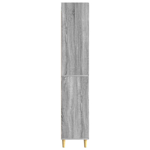 Σέτ Ντουλαπιών 2 pcs Γκρι Sonoma 33 x 34,5 x 90 εκ - Pakobazaar