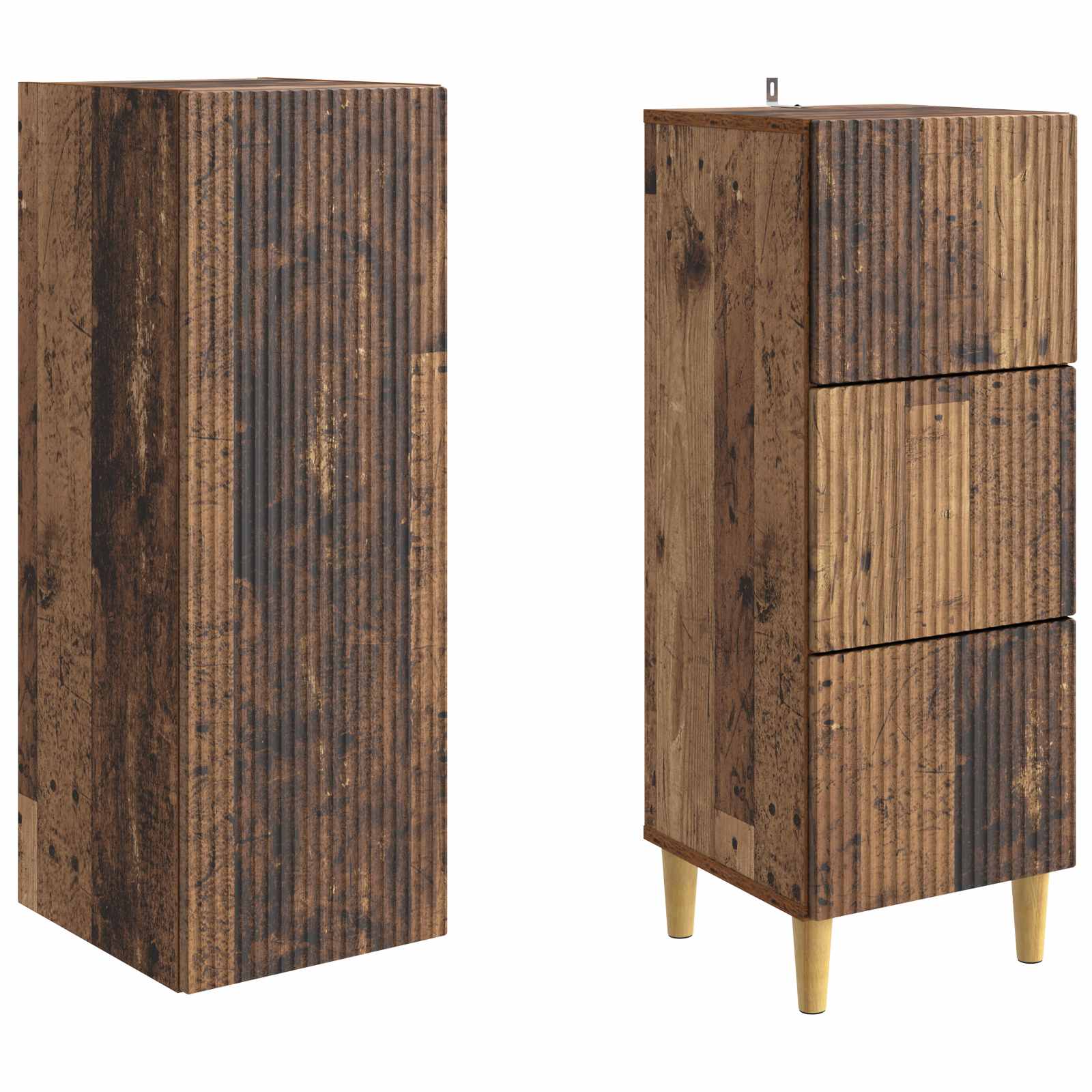 Σέτ Ντουλαπιών 2 pcs 33 x 34,5 x 90 εκ Επεξεργασμένο Ξύλο - Pakobazaar