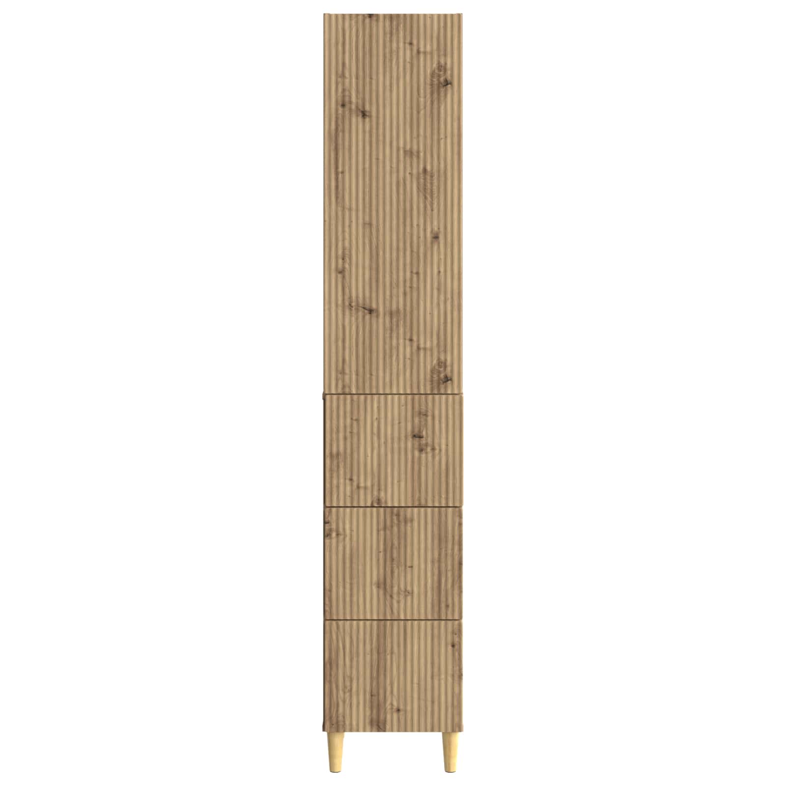 Σέτ Ντουλαπιών 2 pcs 33 x 34,5 x 90 εκ Επεξεργασμένο Ξύλο - Pakobazaar