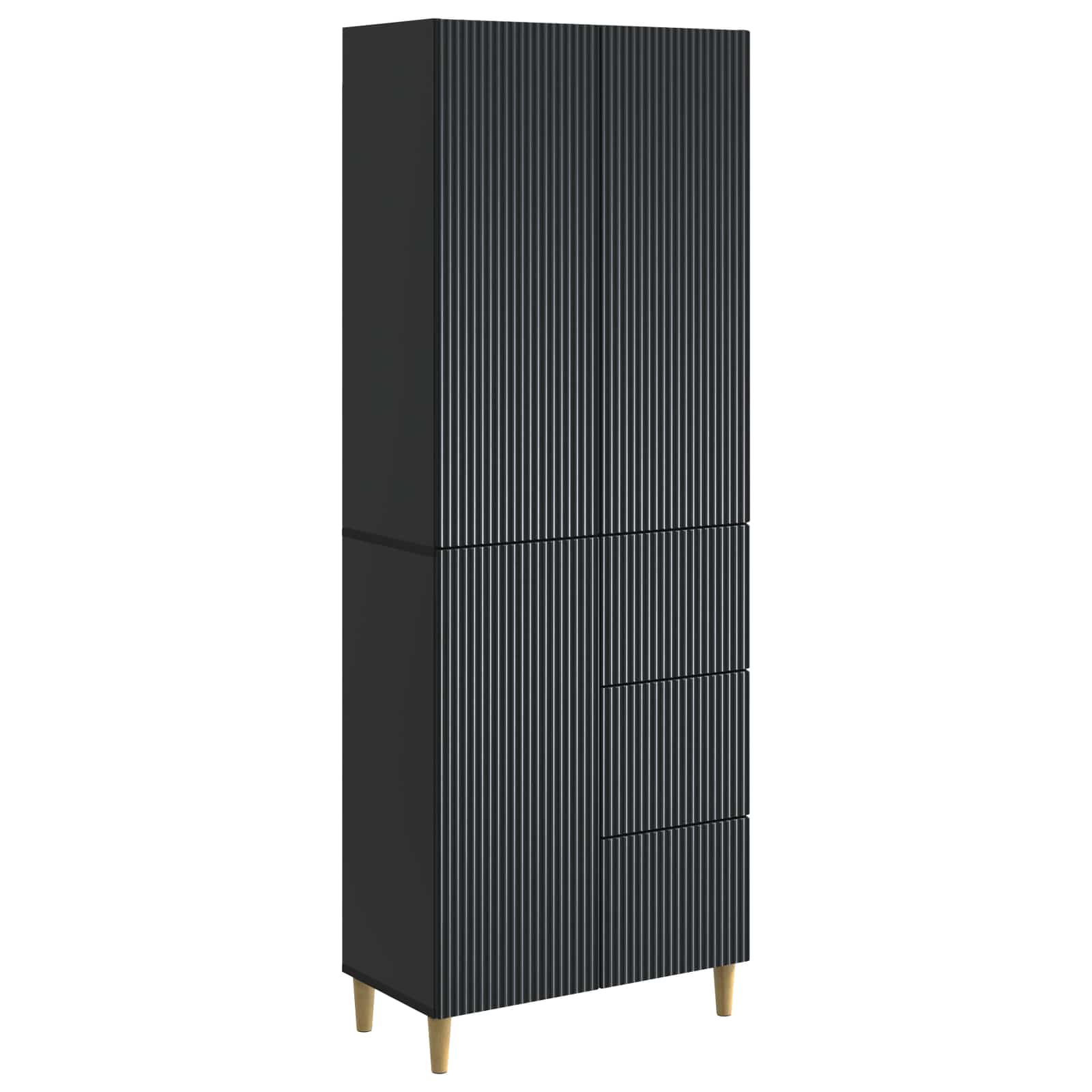 Σέτ Ντουλαπιών 2 pcs 66 x 34,5 x 90 εκ Επεξεργασμένο Ξύλο - Pakobazaar