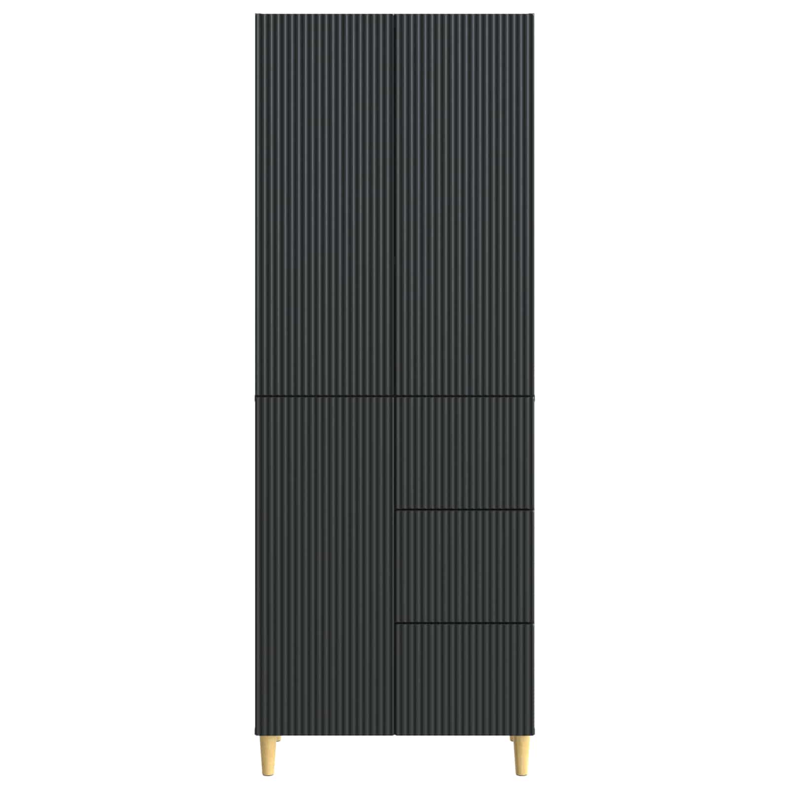 Σέτ Ντουλαπιών 2 pcs 66 x 34,5 x 90 εκ Επεξεργασμένο Ξύλο - Pakobazaar