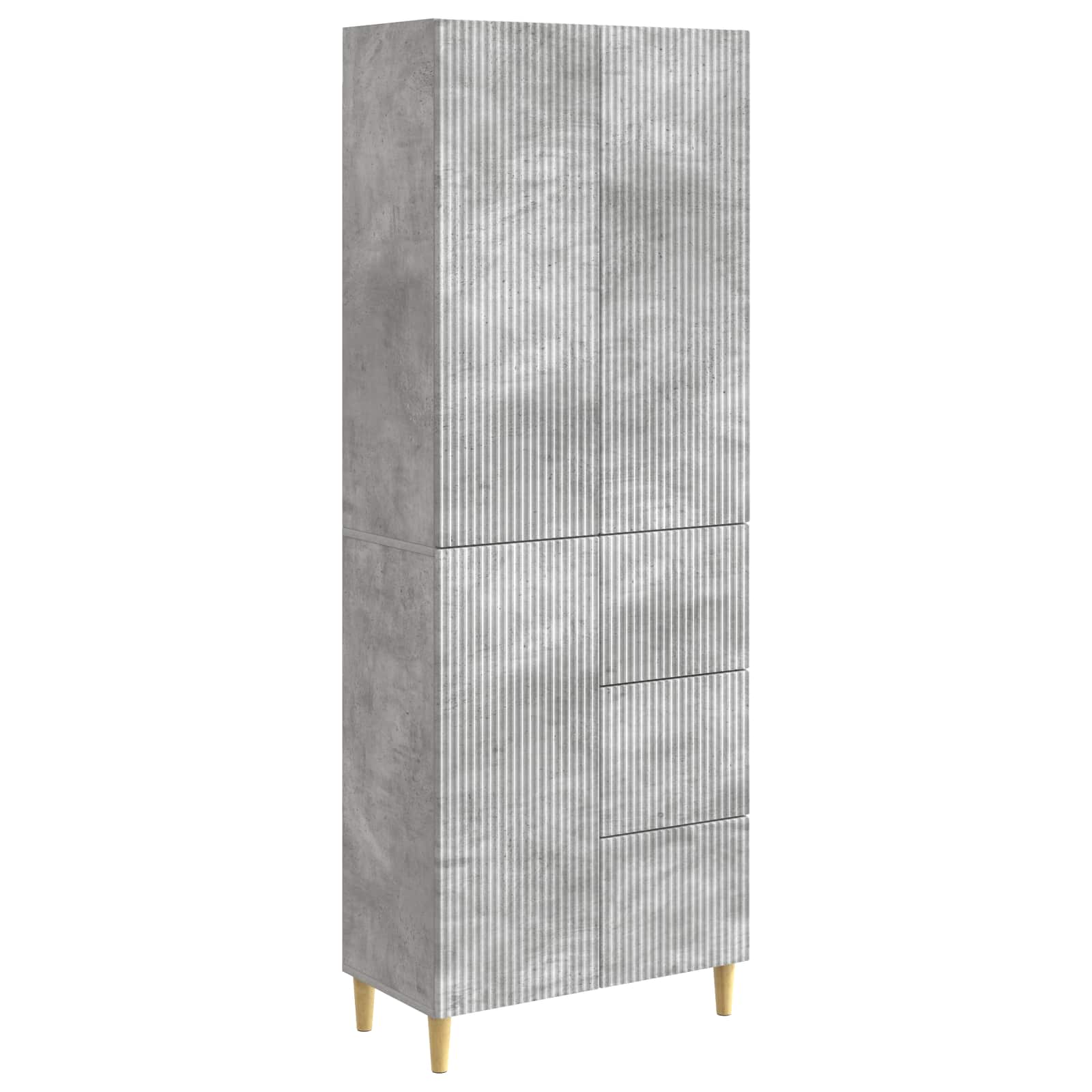 Σέτ Ντουλαπιών 2 pcs 66 x 34,5 x 90 εκ Επεξεργασμένο Ξύλο - Pakobazaar
