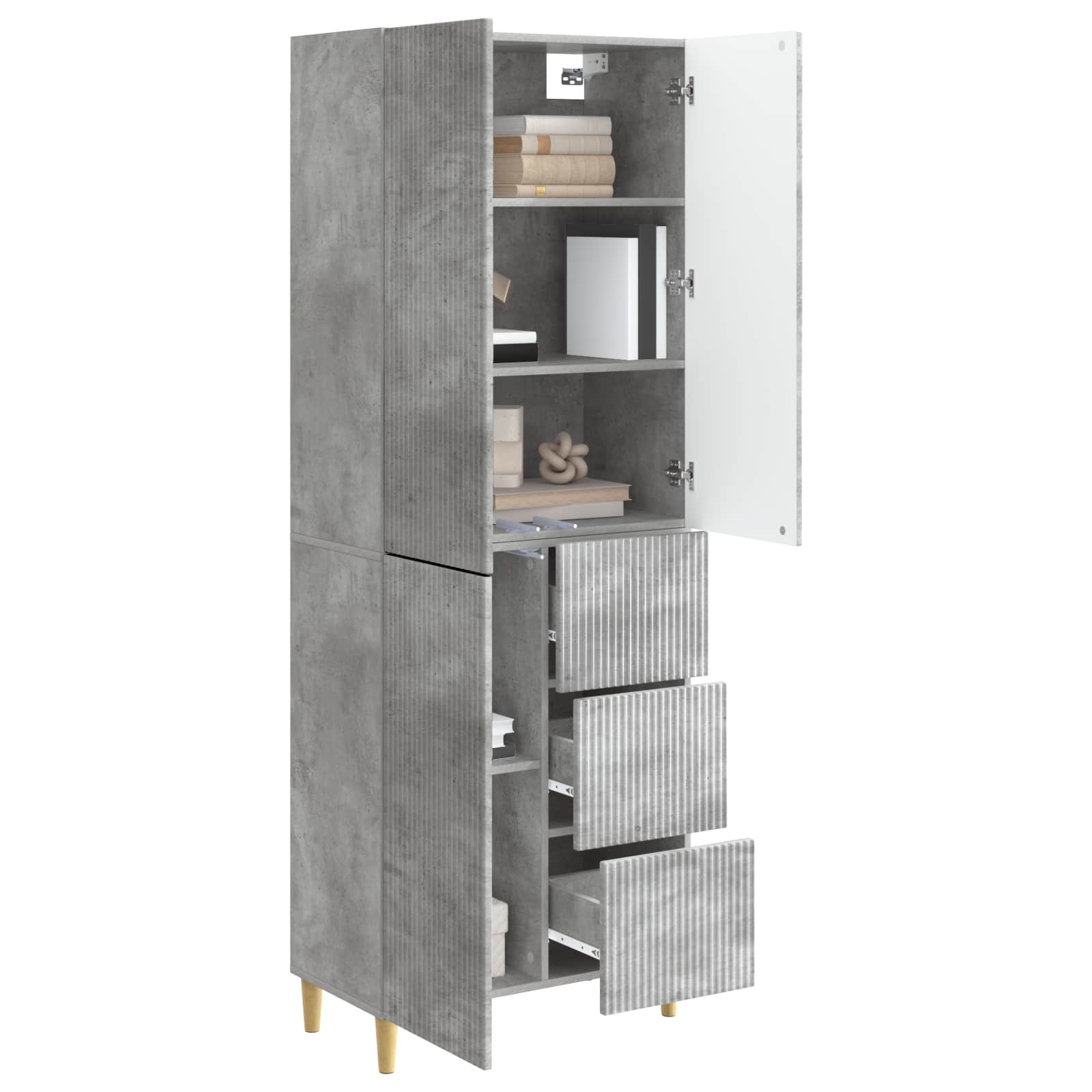 Σέτ Ντουλαπιών 2 pcs 66 x 34,5 x 90 εκ Επεξεργασμένο Ξύλο - Pakobazaar