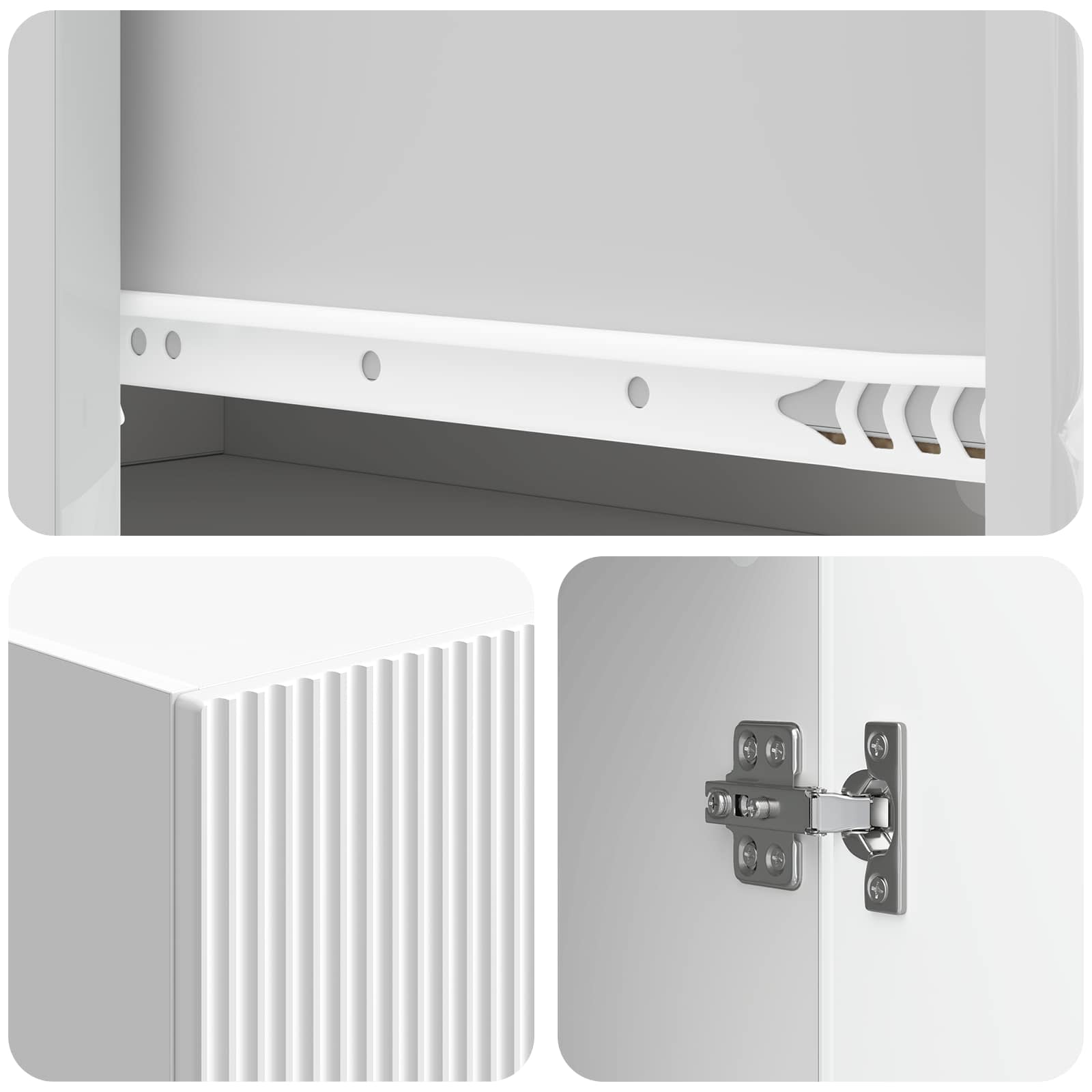 Σέτ Ντουλαπιών 2 pcs 66 x 34,5 x 90 εκ Επεξεργασμένο Ξύλο - Pakobazaar