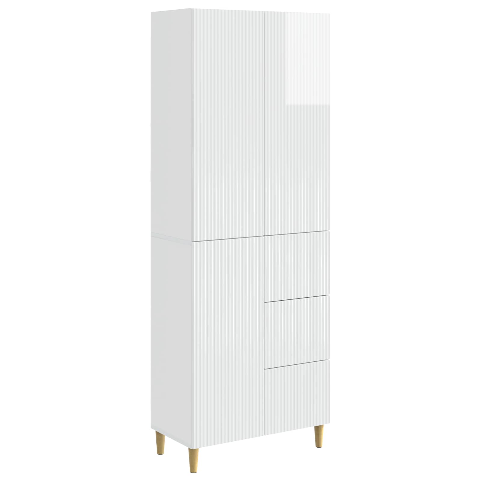 Σέτ Ντουλαπιών 2 pcs 66 x 34,5 x 90 εκ Επεξεργασμένο Ξύλο - Pakobazaar