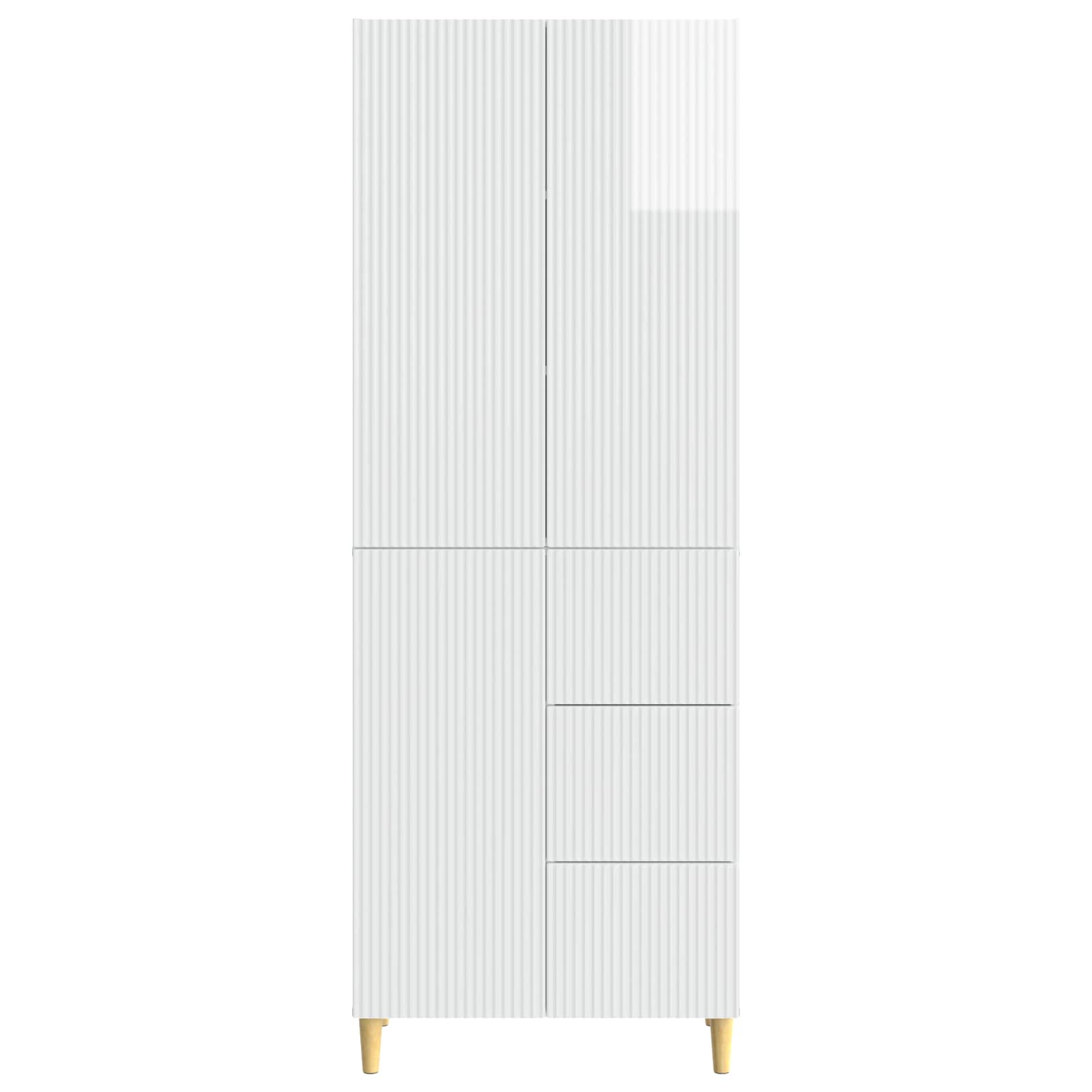Σέτ Ντουλαπιών 2 pcs 66 x 34,5 x 90 εκ Επεξεργασμένο Ξύλο - Pakobazaar