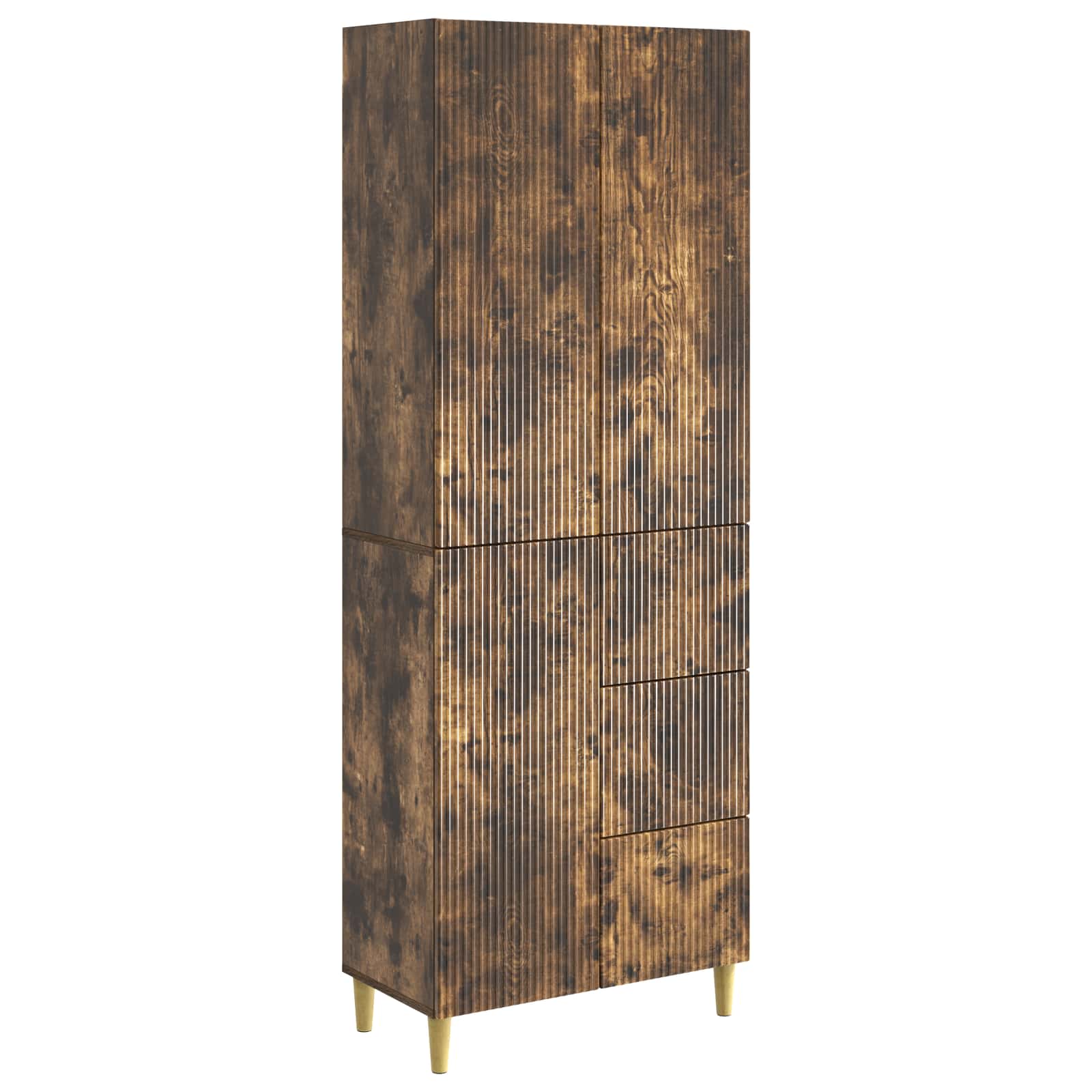 Σέτ Ντουλαπιών 2 pcs 66 x 34,5 x 90 εκ Επεξεργασμένο Ξύλο - Pakobazaar